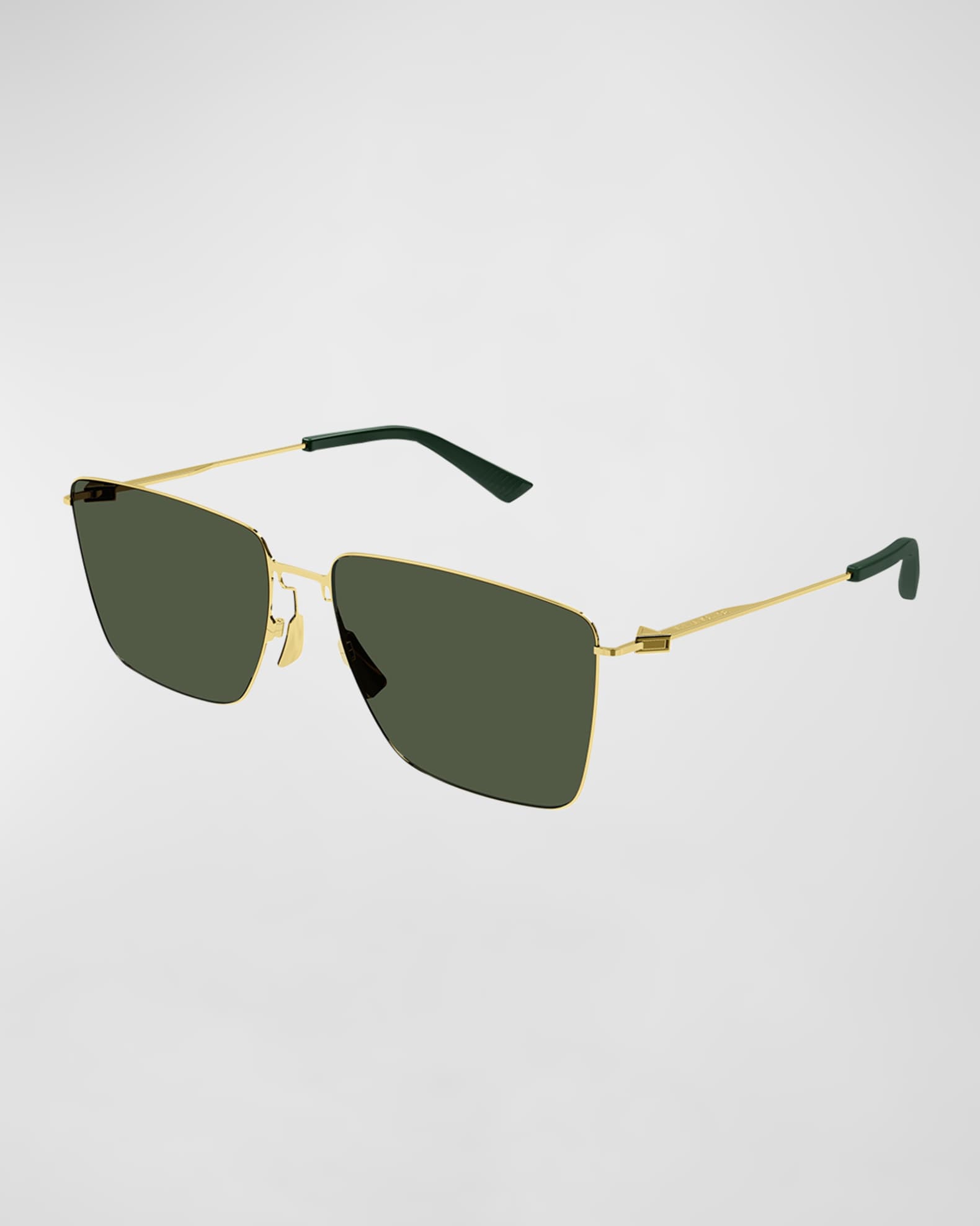 Bottega Veneta Sunglasses Men Metal Green Black
