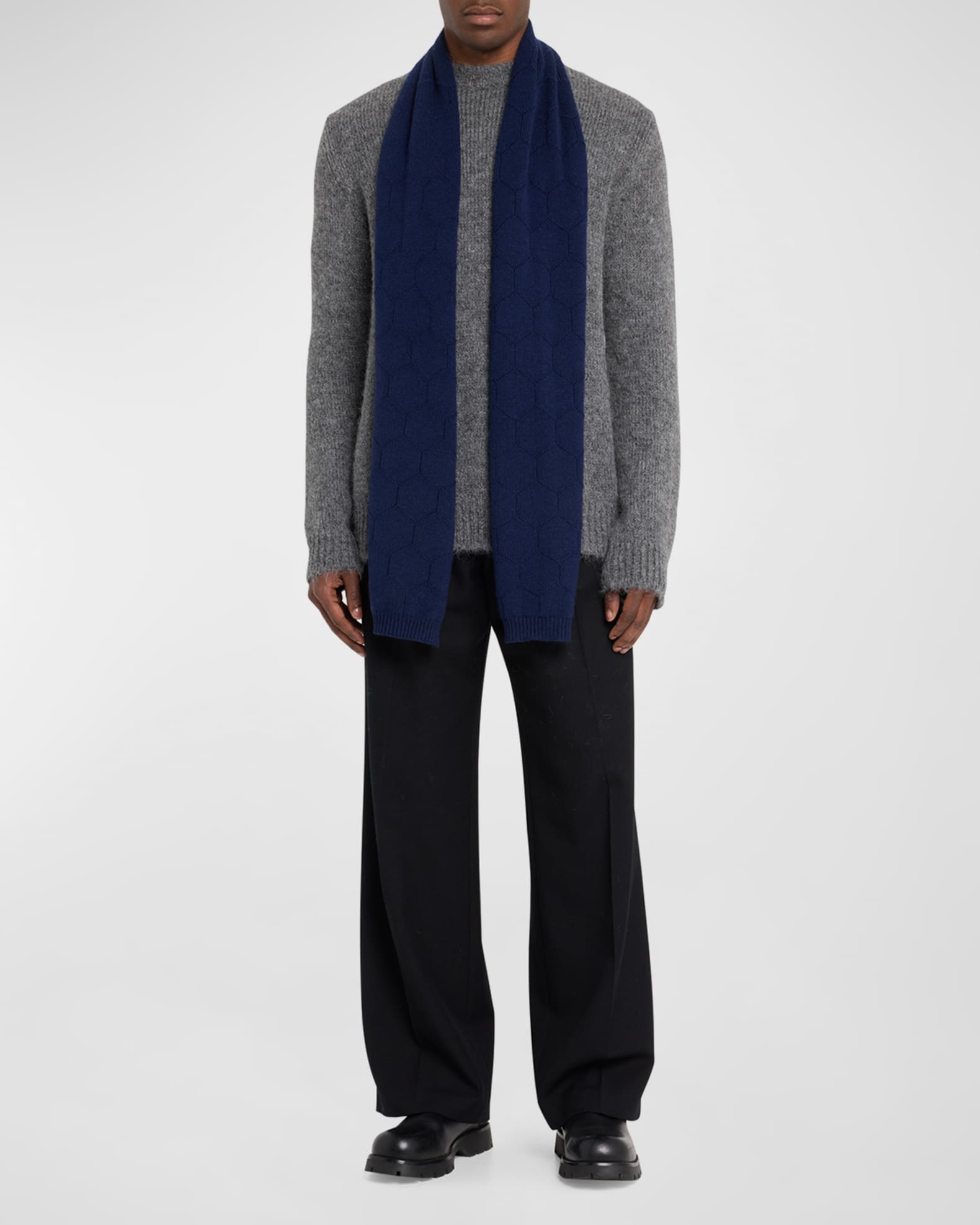 Men's Cashmere Scarf 1