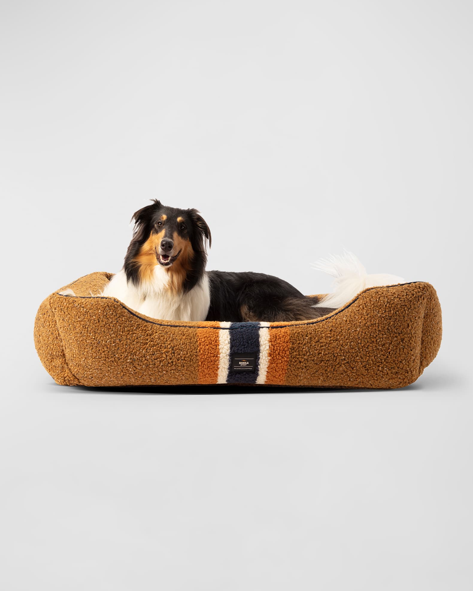 Shinola 42 Striped Sherpa Pet Kuddle Bed Neiman Marcus