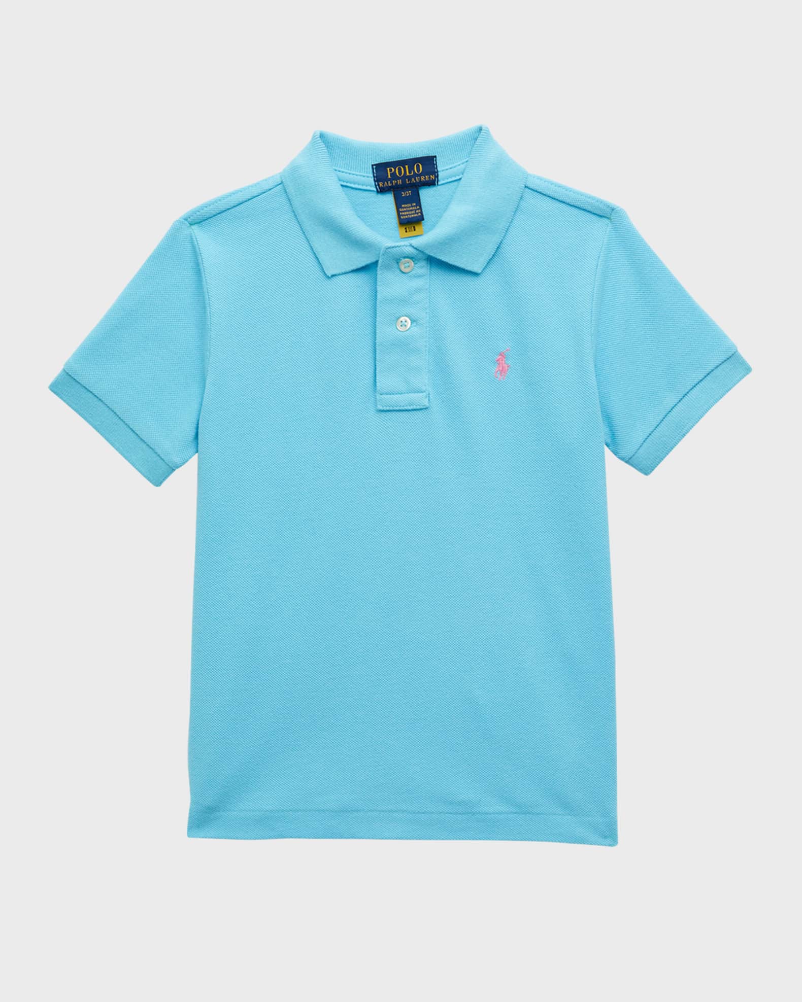 Boy's The Iconic Mesh Polo Shirt | Neiman Marcus