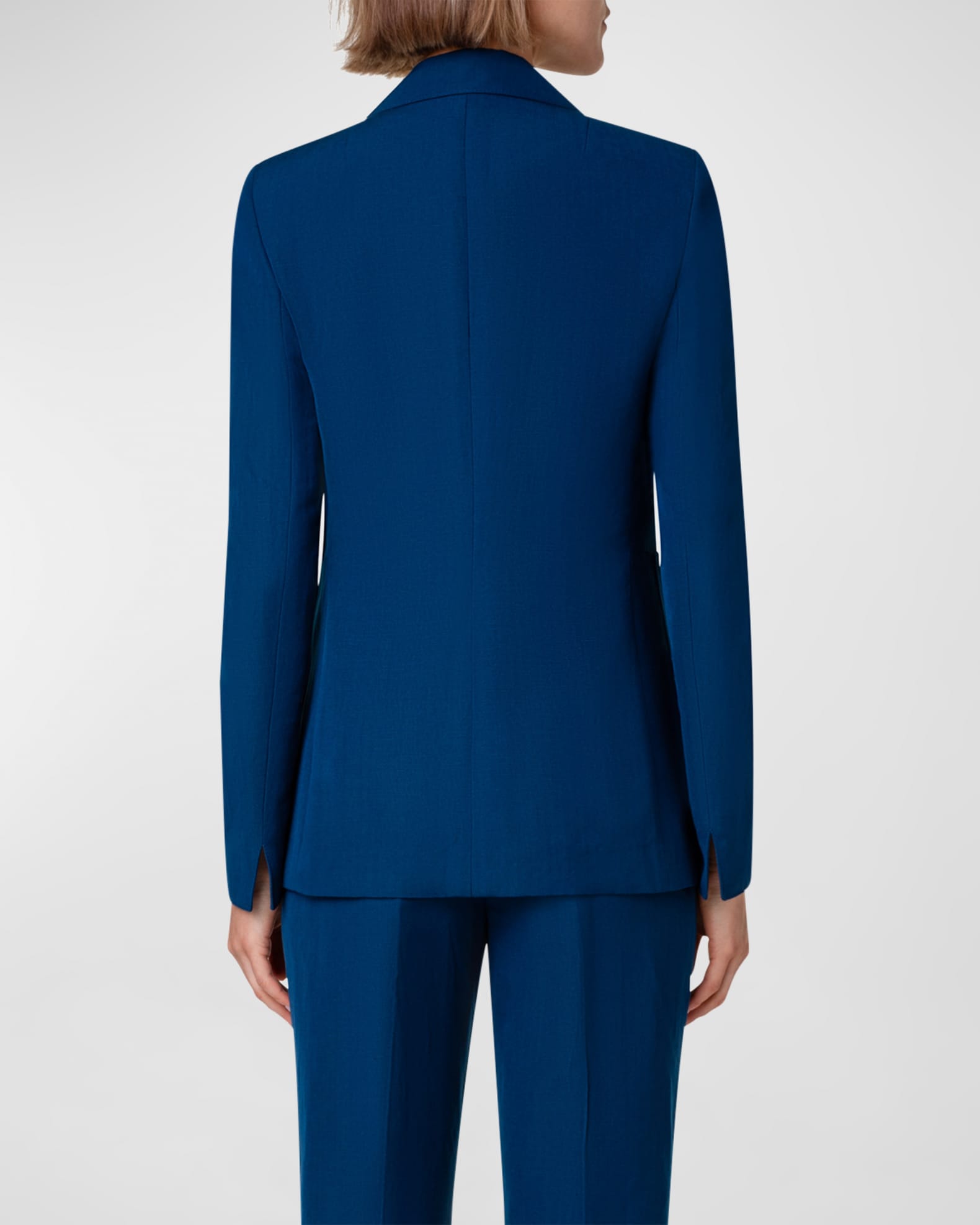 Akris punto Changent Linen Blazer Jacket Neiman Marcus
