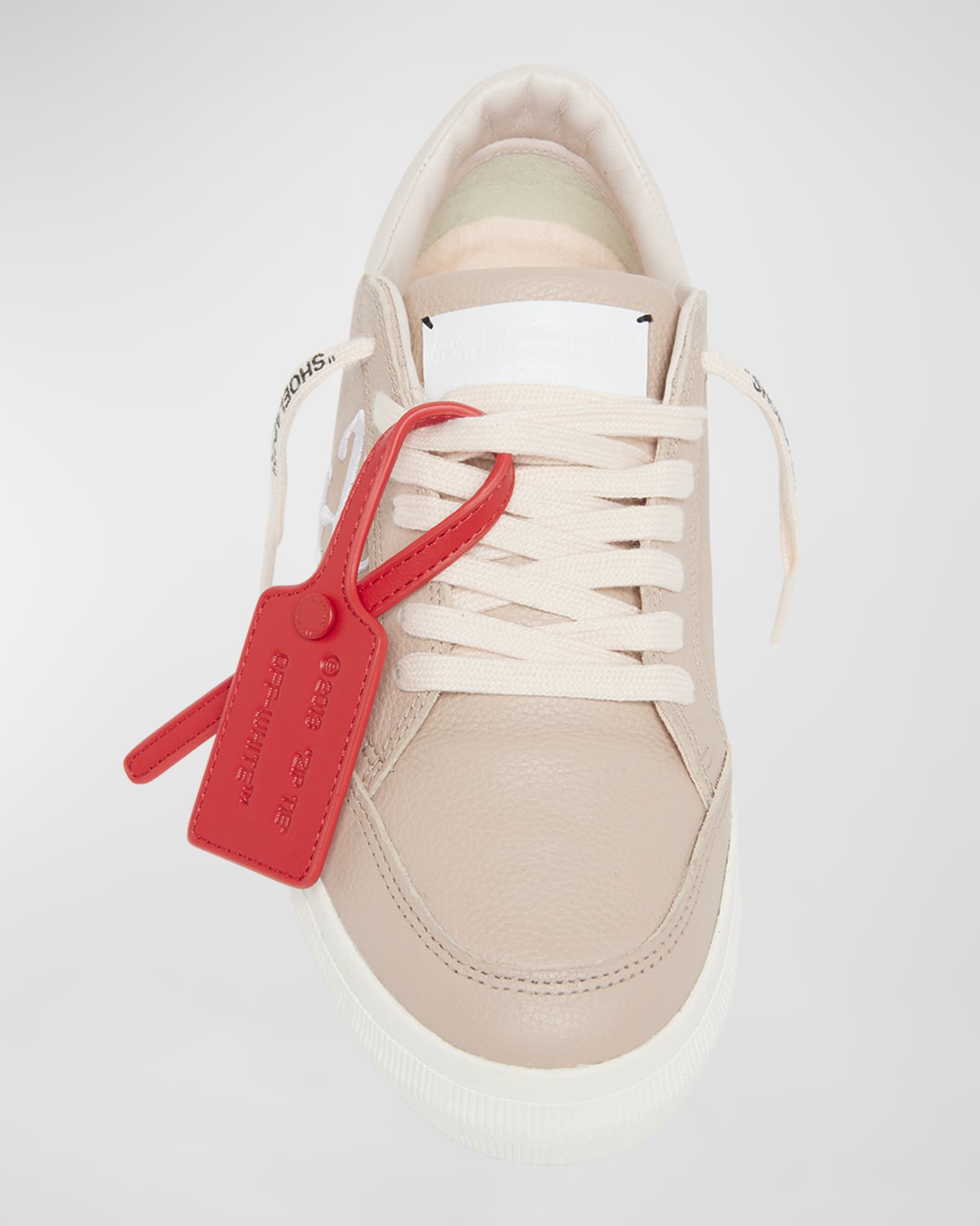 Off white red low top sneakers clearance