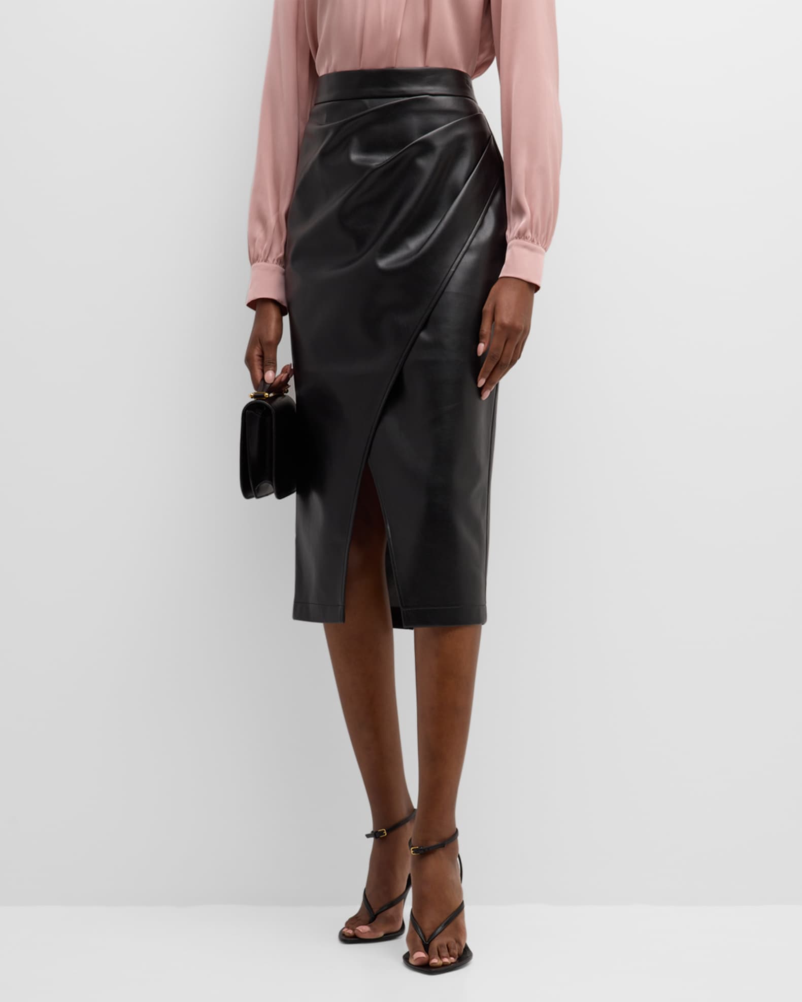 Plus size leather skirt 9mm online