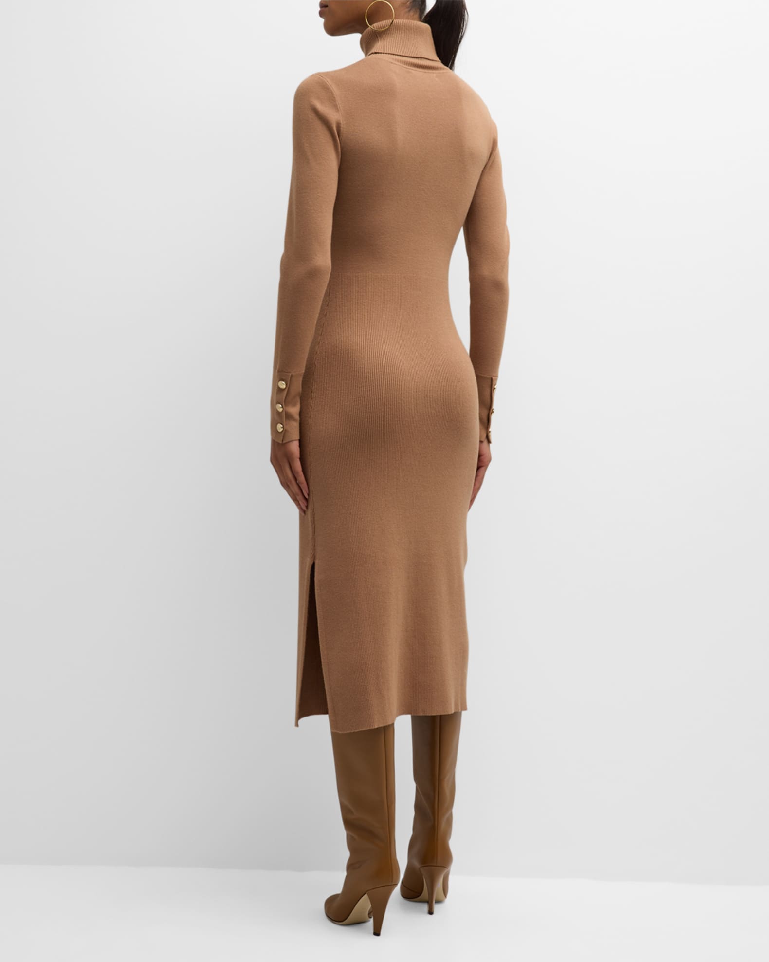 Vegan Leather Twist Dress – Elie Tahari