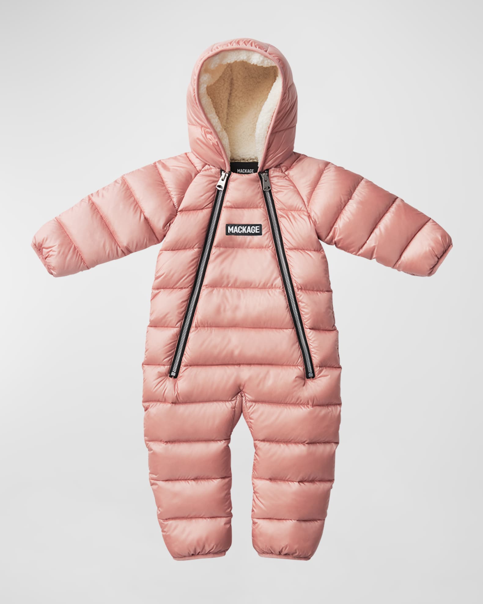 Mackage Kid's Bambi Recycled Quilted Snowsuit, Size 6M-24M