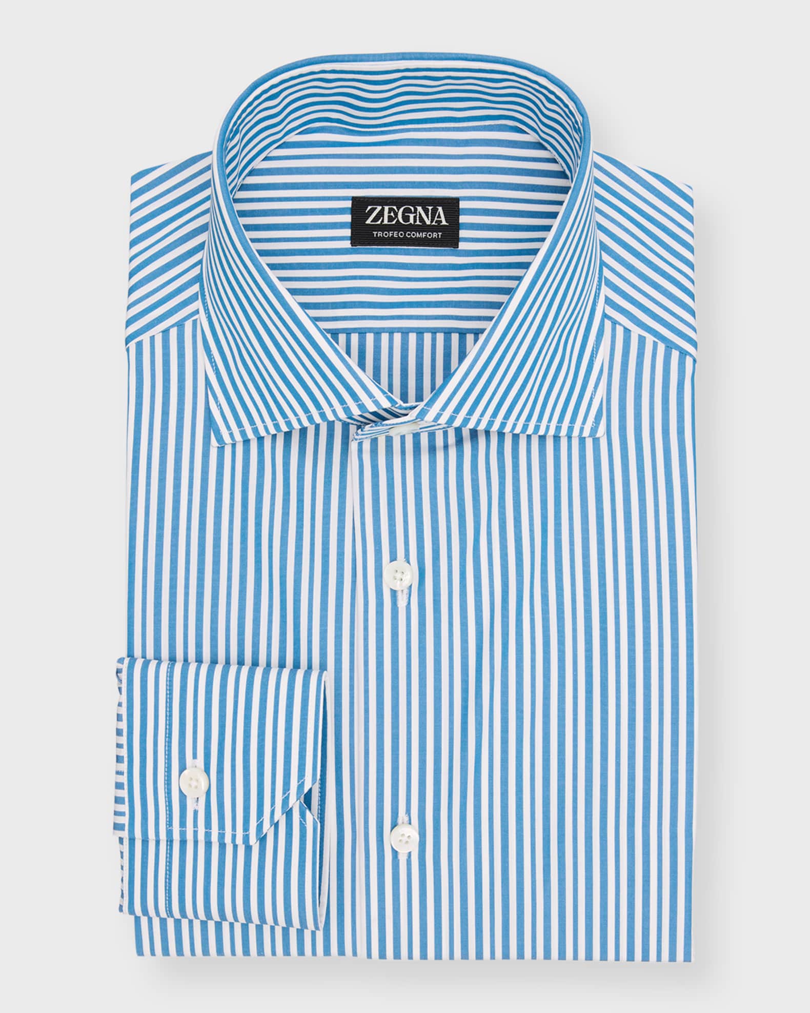 Zegna Trofeo silk shirt - Blue