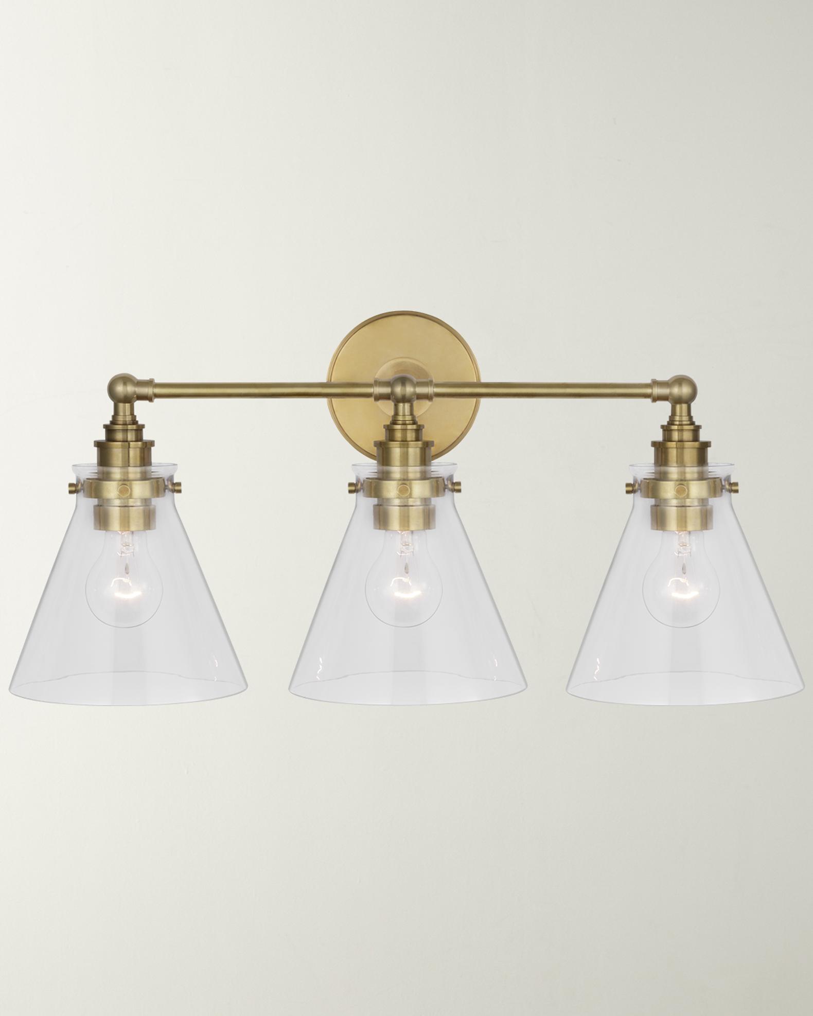 Visual Comfort Signature Parkington 3-Light Bath Bar Light by Chapman ...