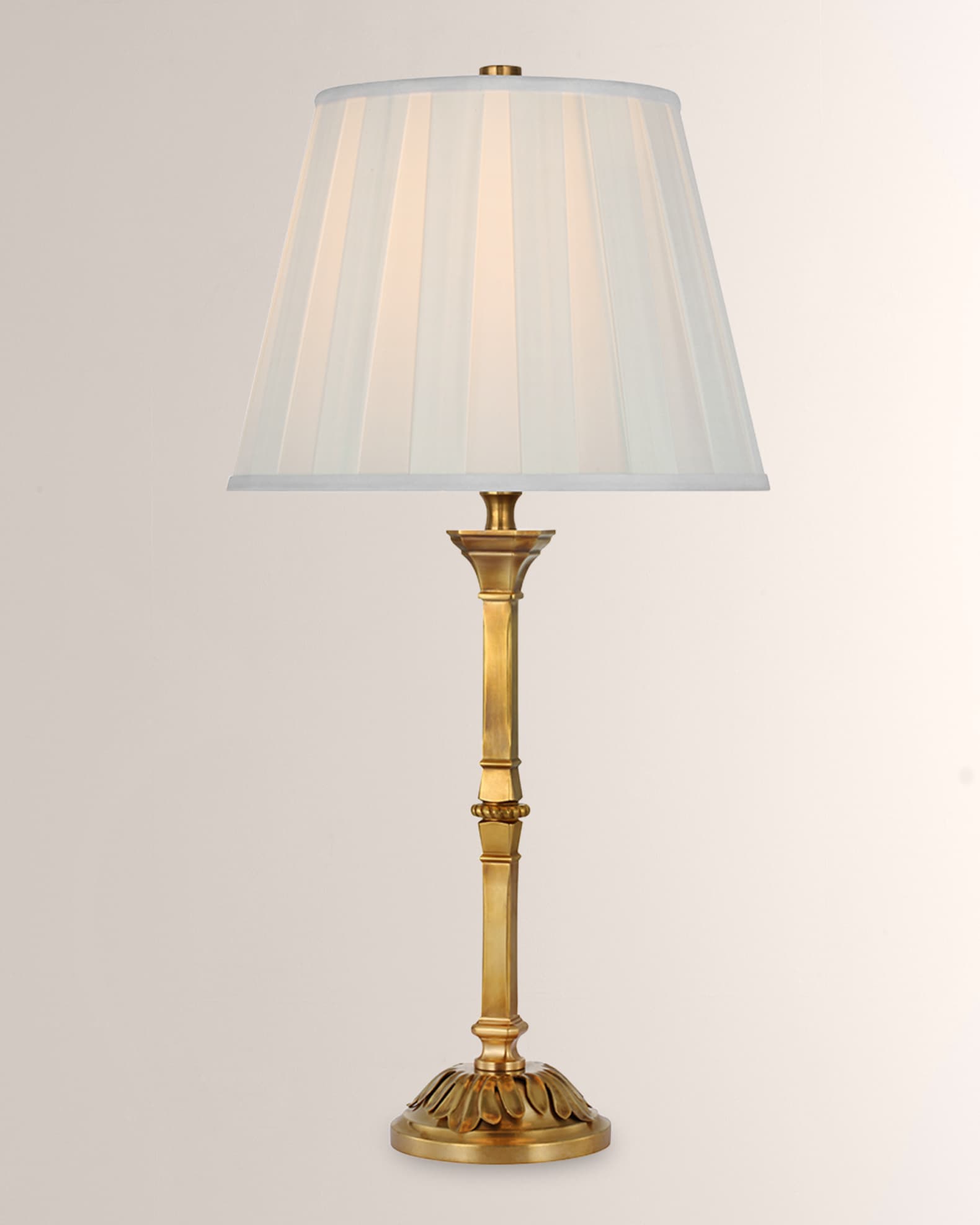Doris Table Lamp With Pleated Shade by Ralph Lauren  0