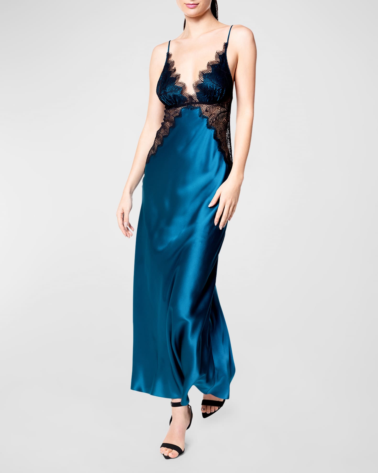 Silk maxi nightgown 2025
