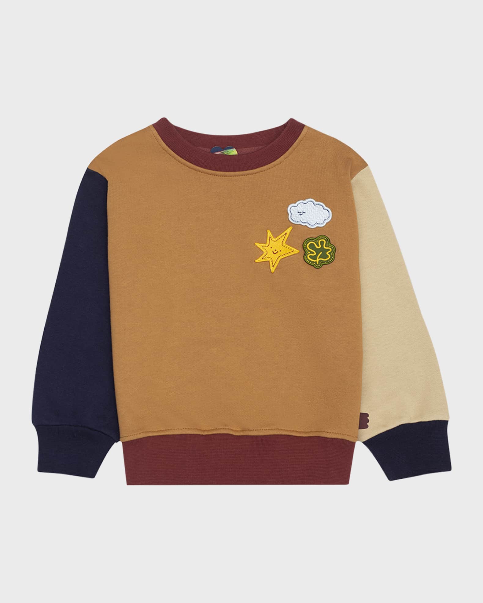 Mon Coeur Boy's Sweatshirt W/ Patches, Size 2-8 | Neiman Marcus