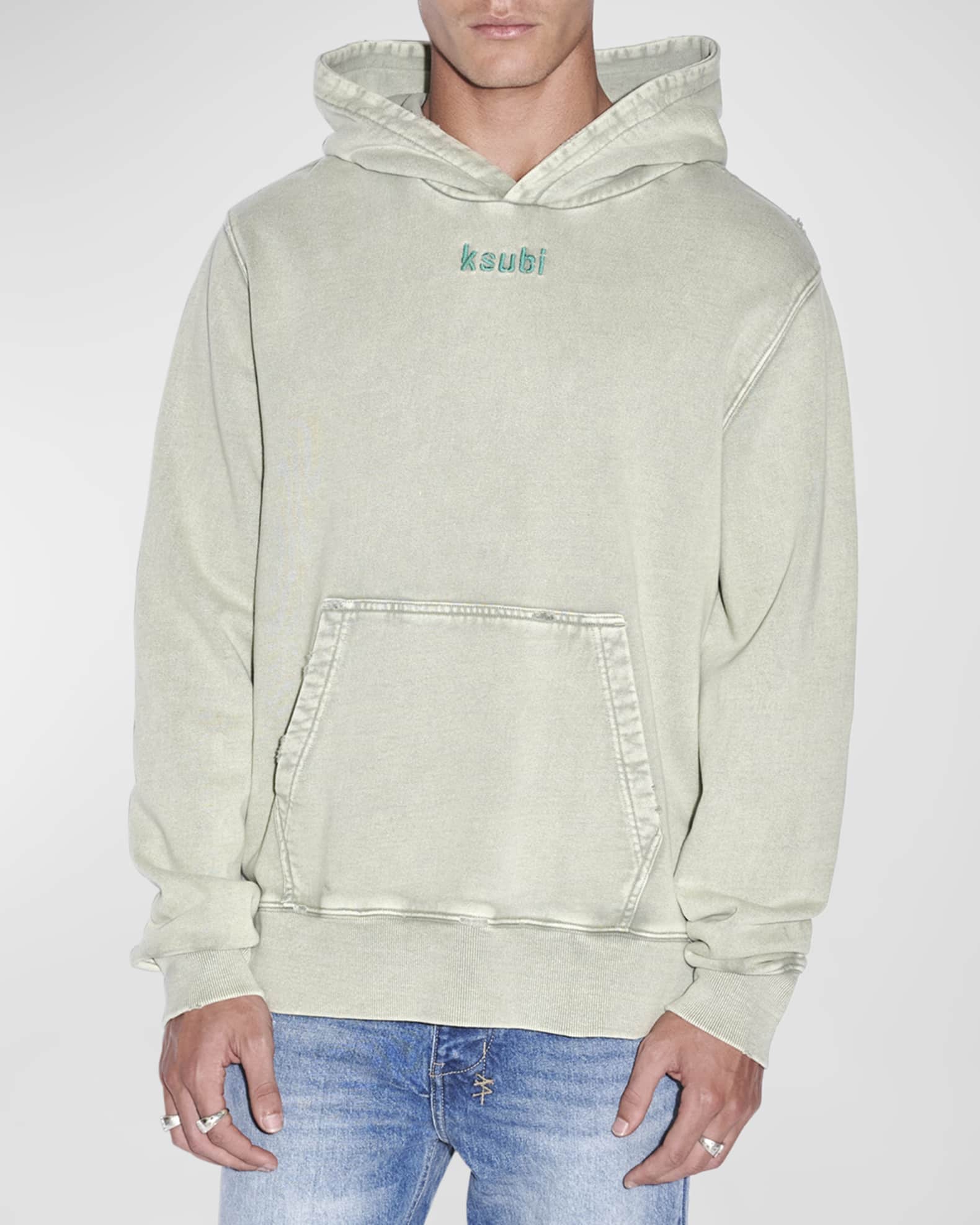 Ksubi Men's Resist Kash Loopback Fleece Hoodie | Neiman Marcus