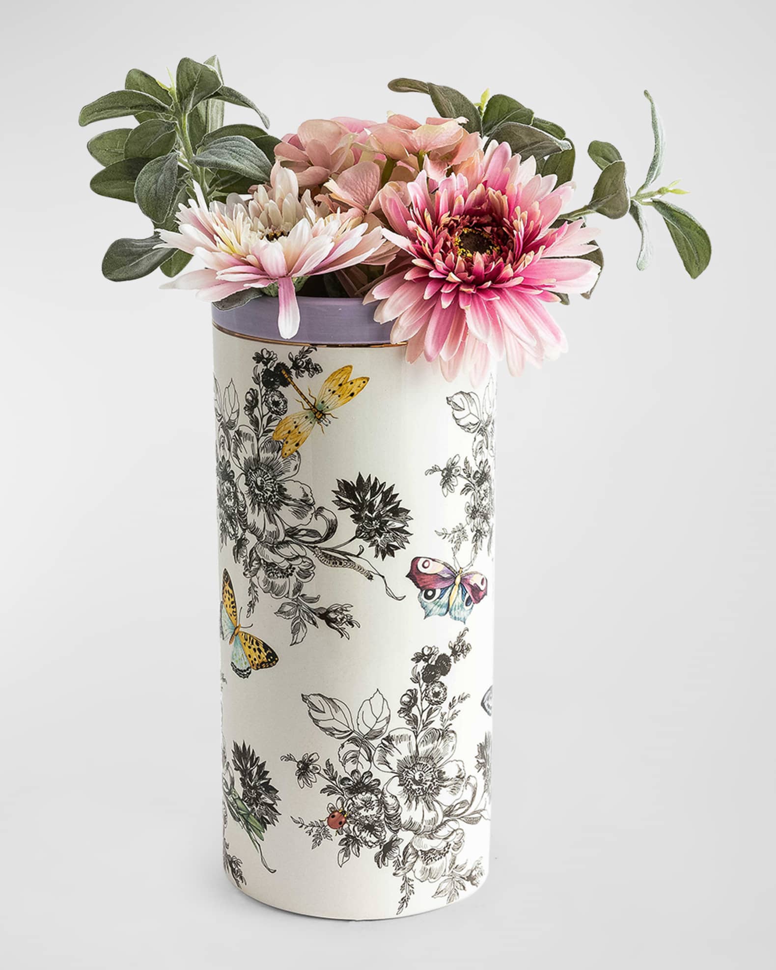 Butterfly Toile Vase 1