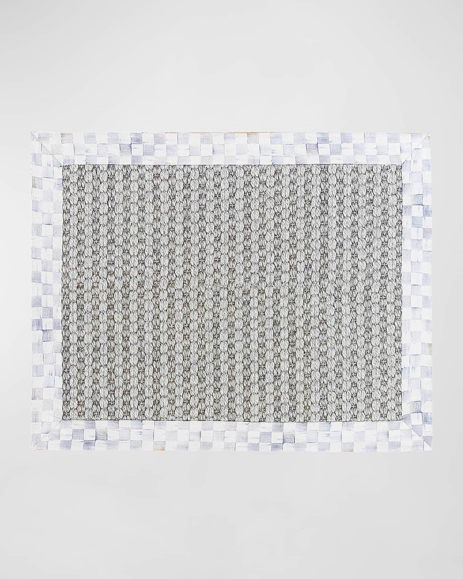 MacKenzie-Childs Sterling Check Rug, 2'x 3' | Neiman Marcus