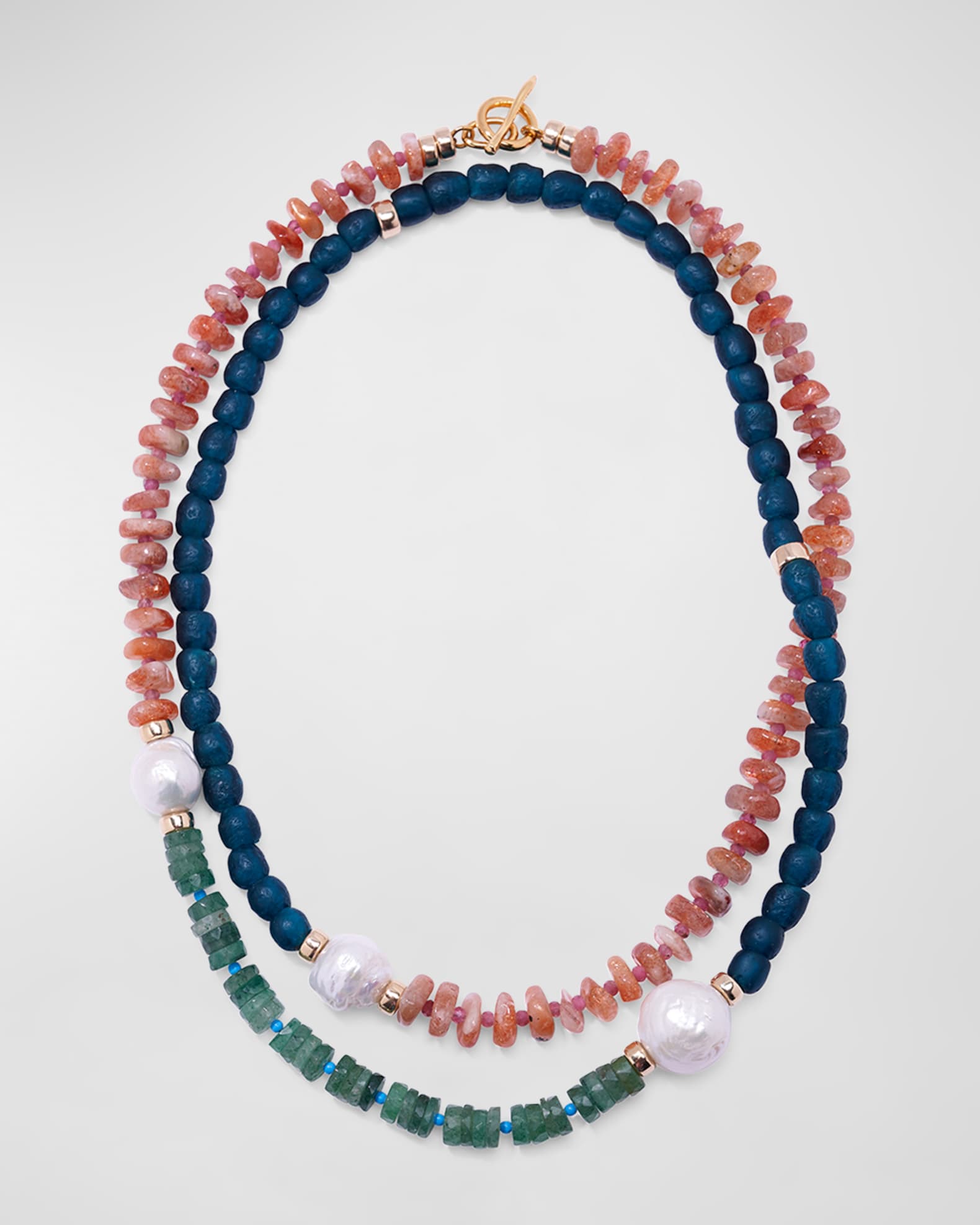 Lizzie Fortunato Cabana Necklace in Cactus Rose main image 1