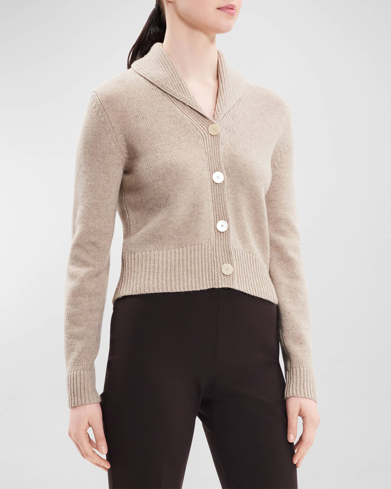 Theory cropped shop cardigan