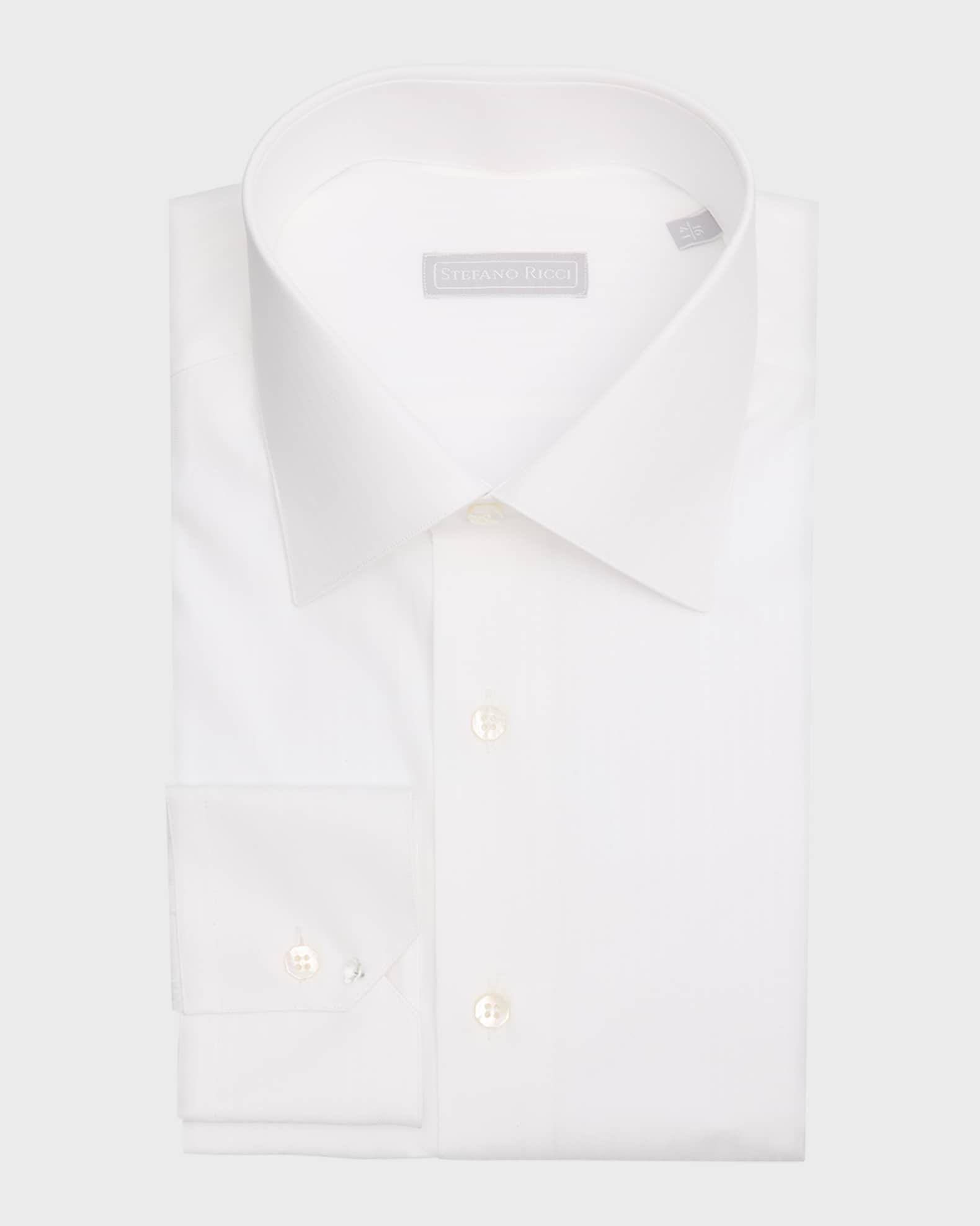 Men's Cotton Tonal Stripe Dress Shirt 0