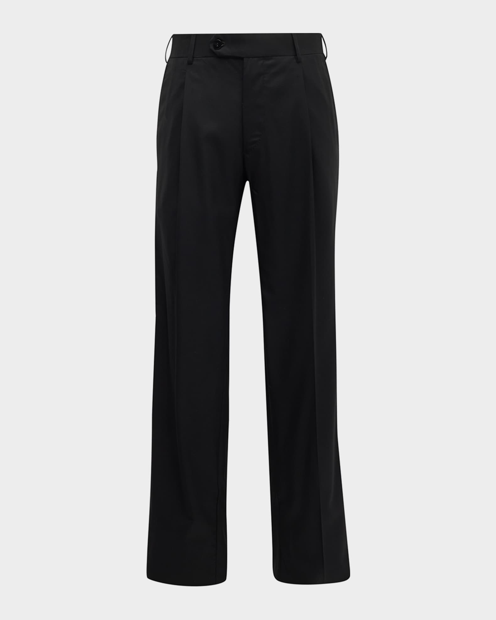 Stefano Ricci Men's Straight-Leg Pleated Trousers | Neiman Marcus