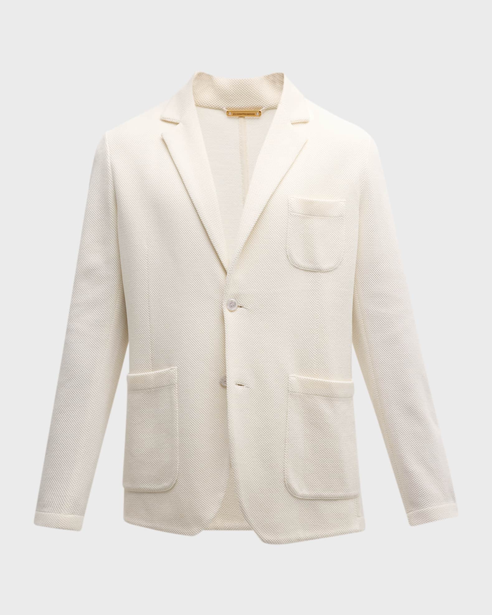 Jersey knit blazer on sale mens