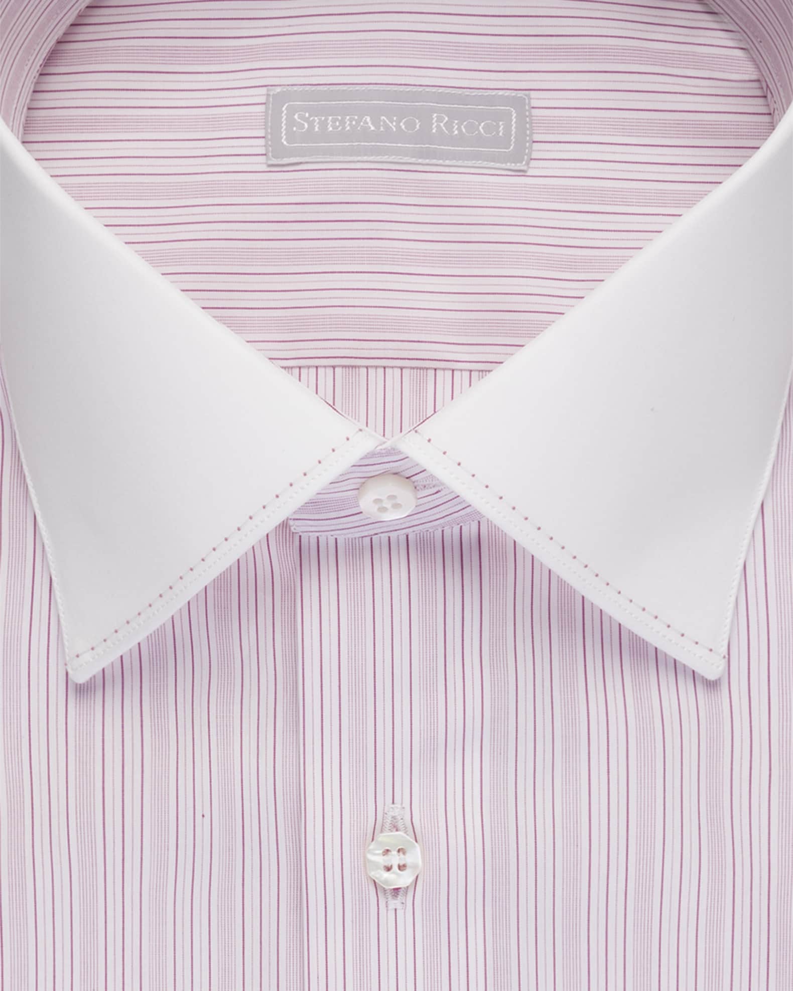 Men s Cotton Stripe Dress Shirt