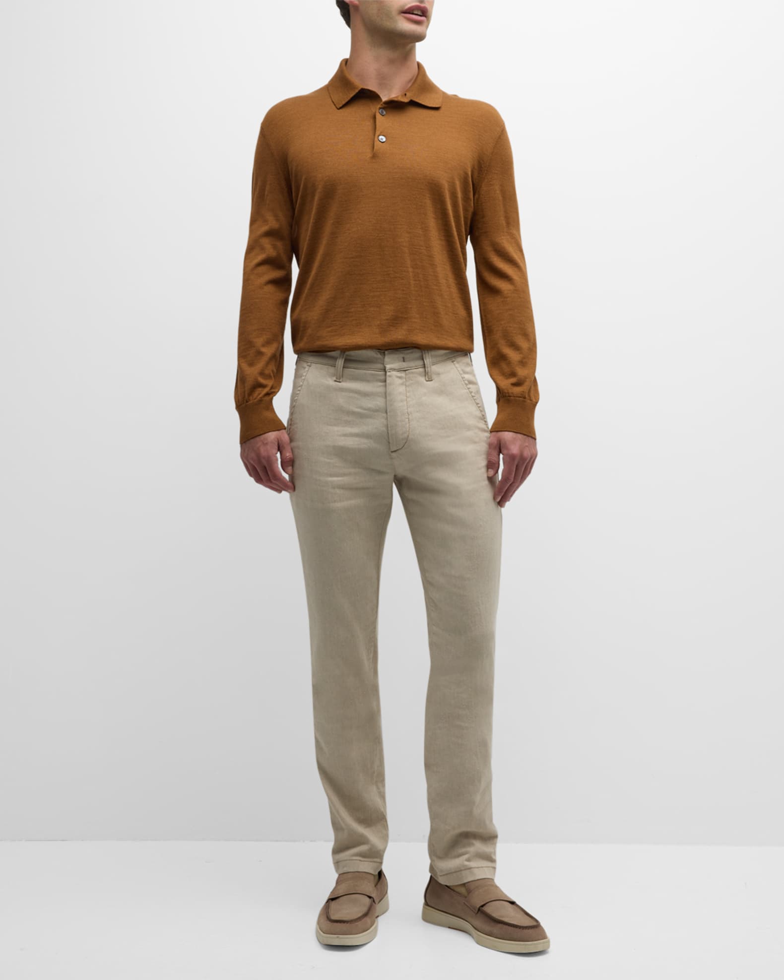 Men's Stretch Straight-Fit Pants 1