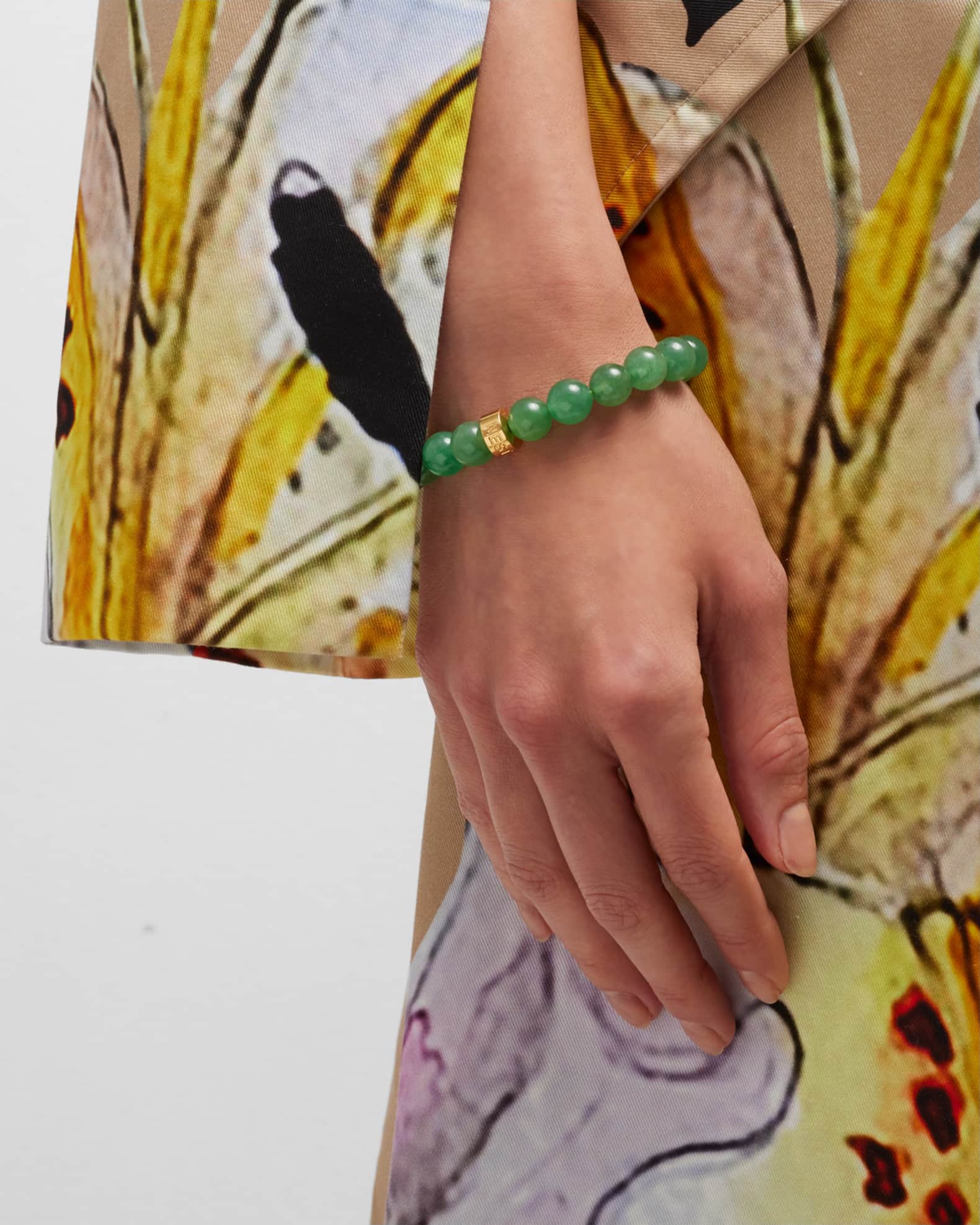 Jade Aventurine Stretch Bracelet  1