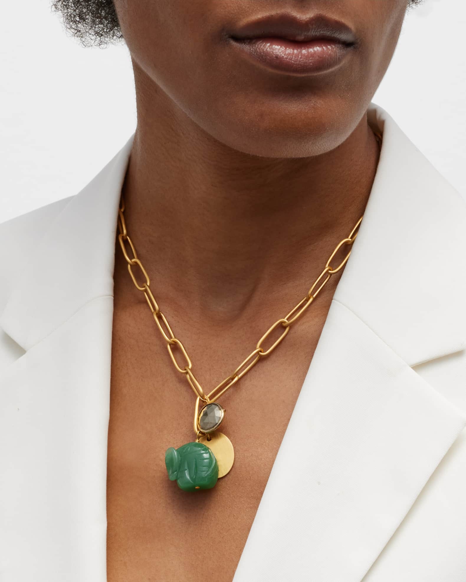 Jade elephant charm new arrivals