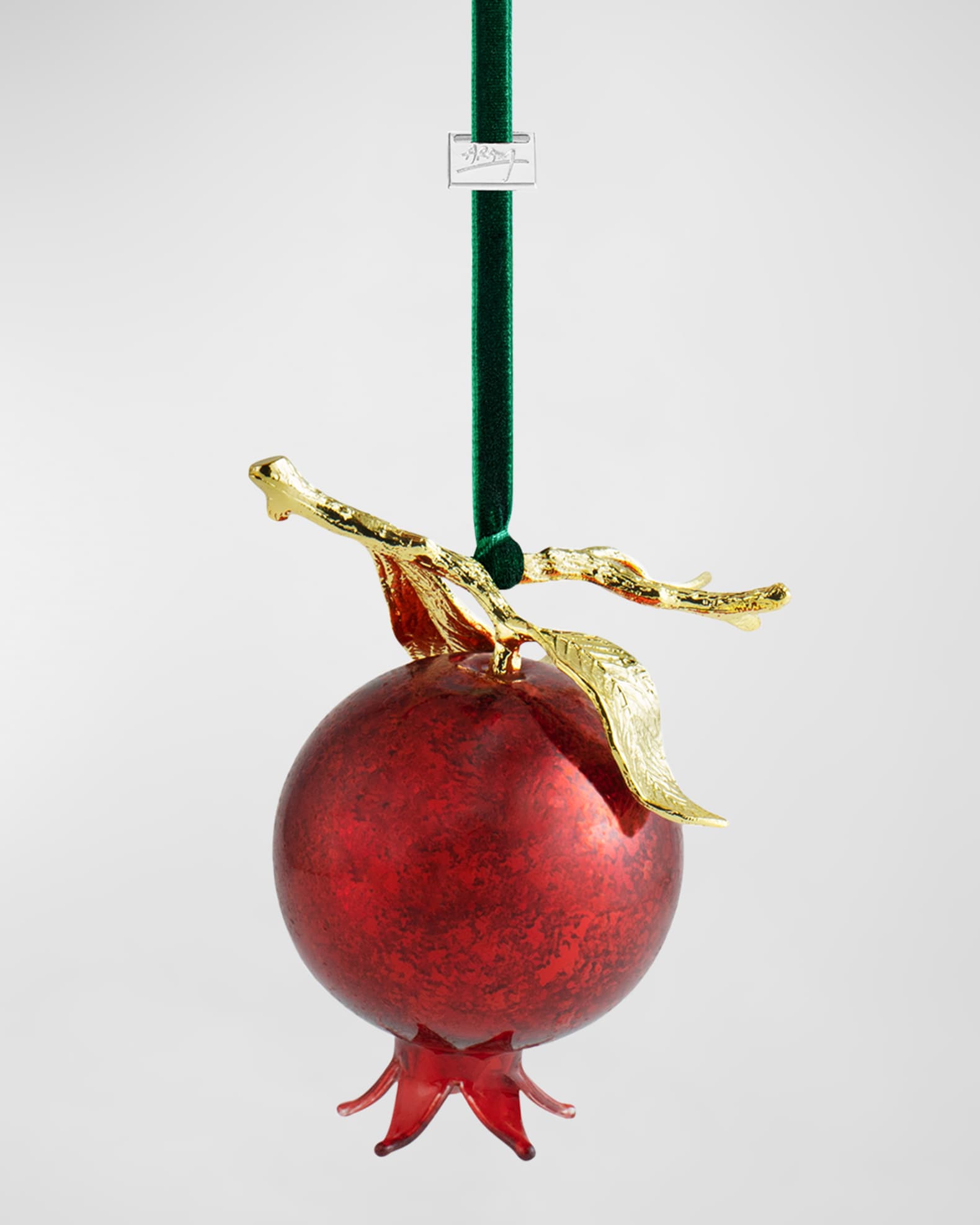Pomegranate Glass Christmas Ornament  1
