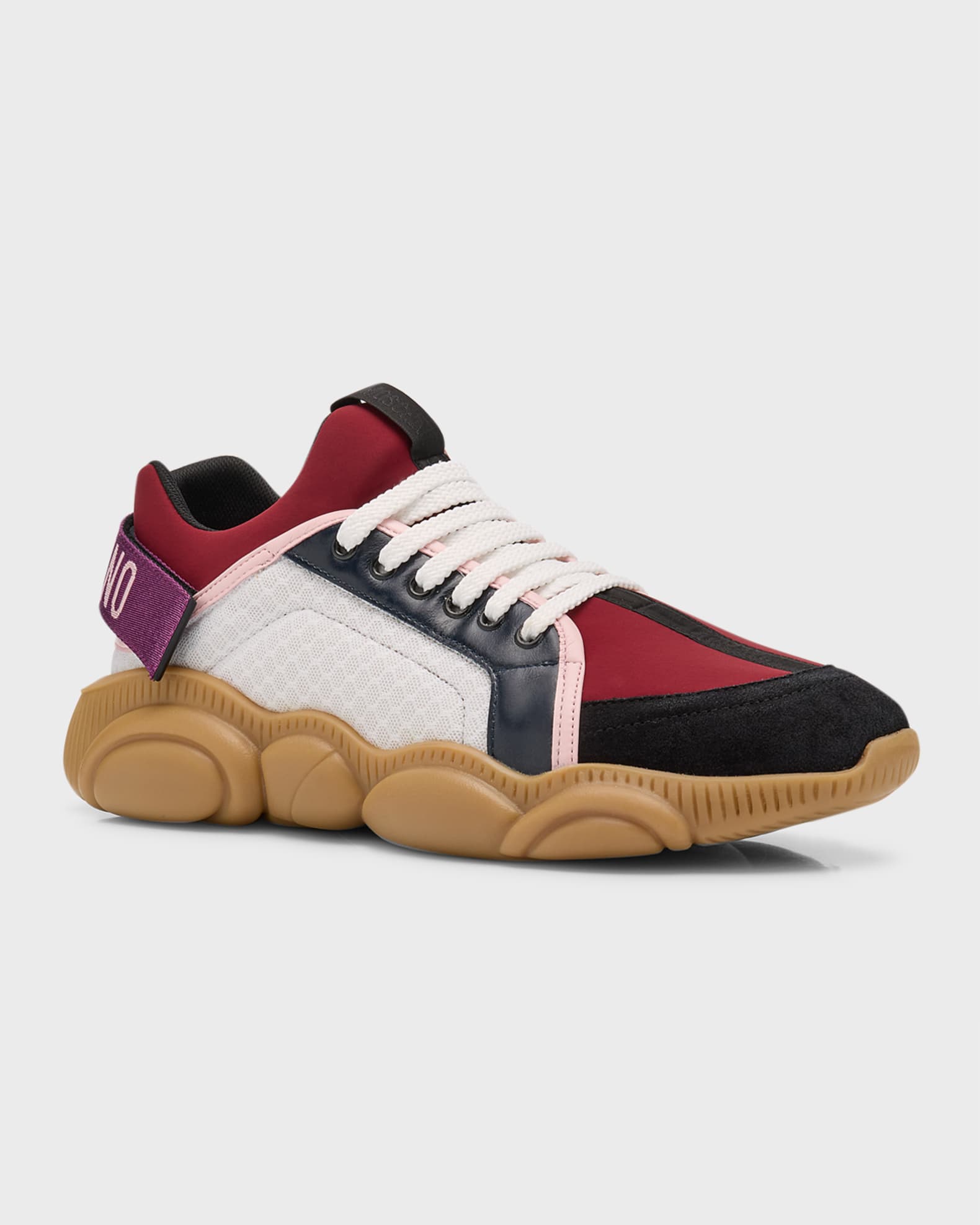 Men s Colorblock Mixed Media Runner Sneakers