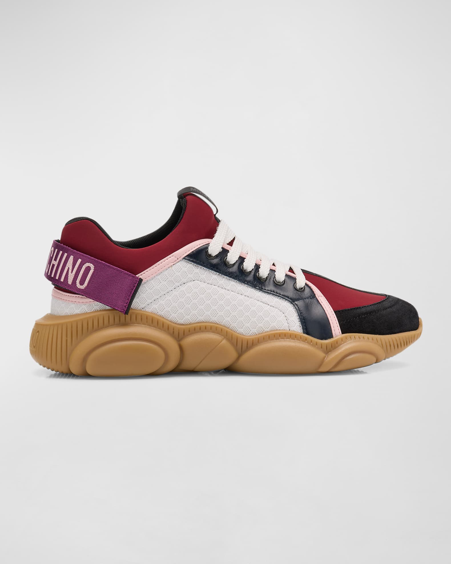 Men's Colorblock Mixed Media Runner Sneakers 0