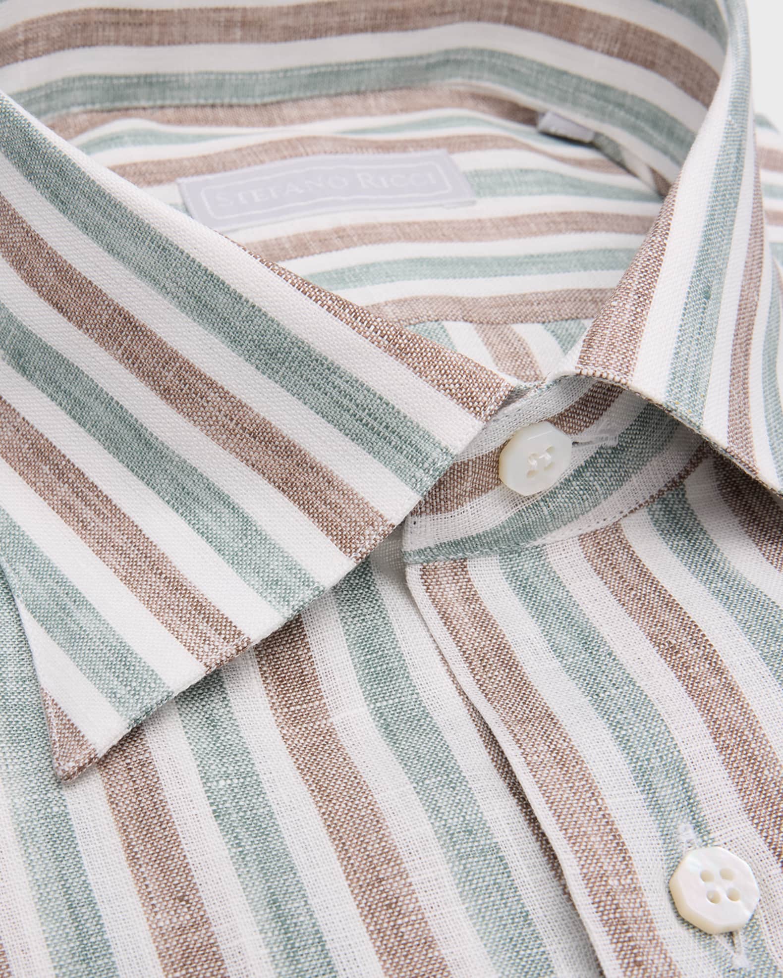 Men's Cotton Stripe Sport Shirt 1