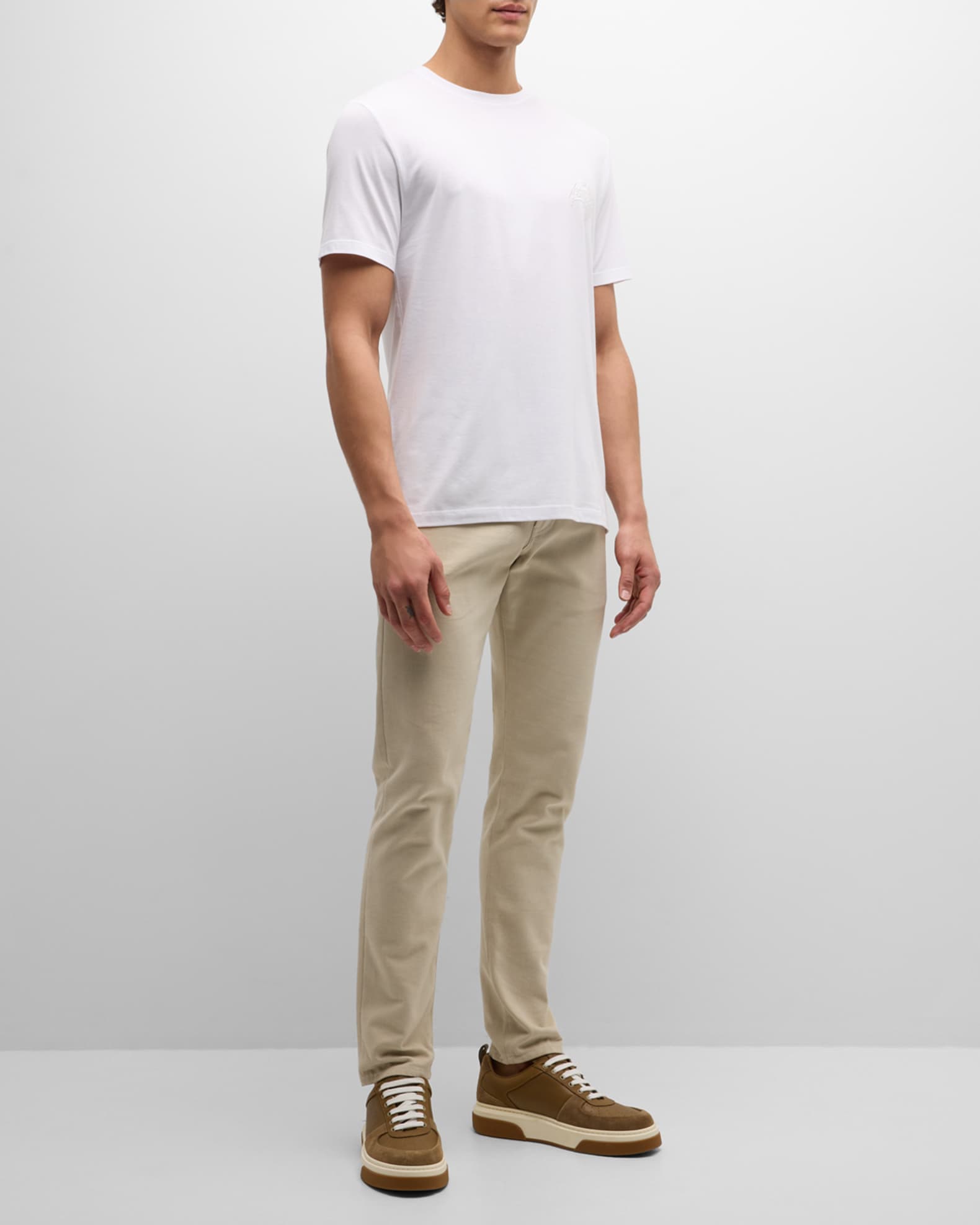 Men's Cotton Embroidered T-Shirt 1