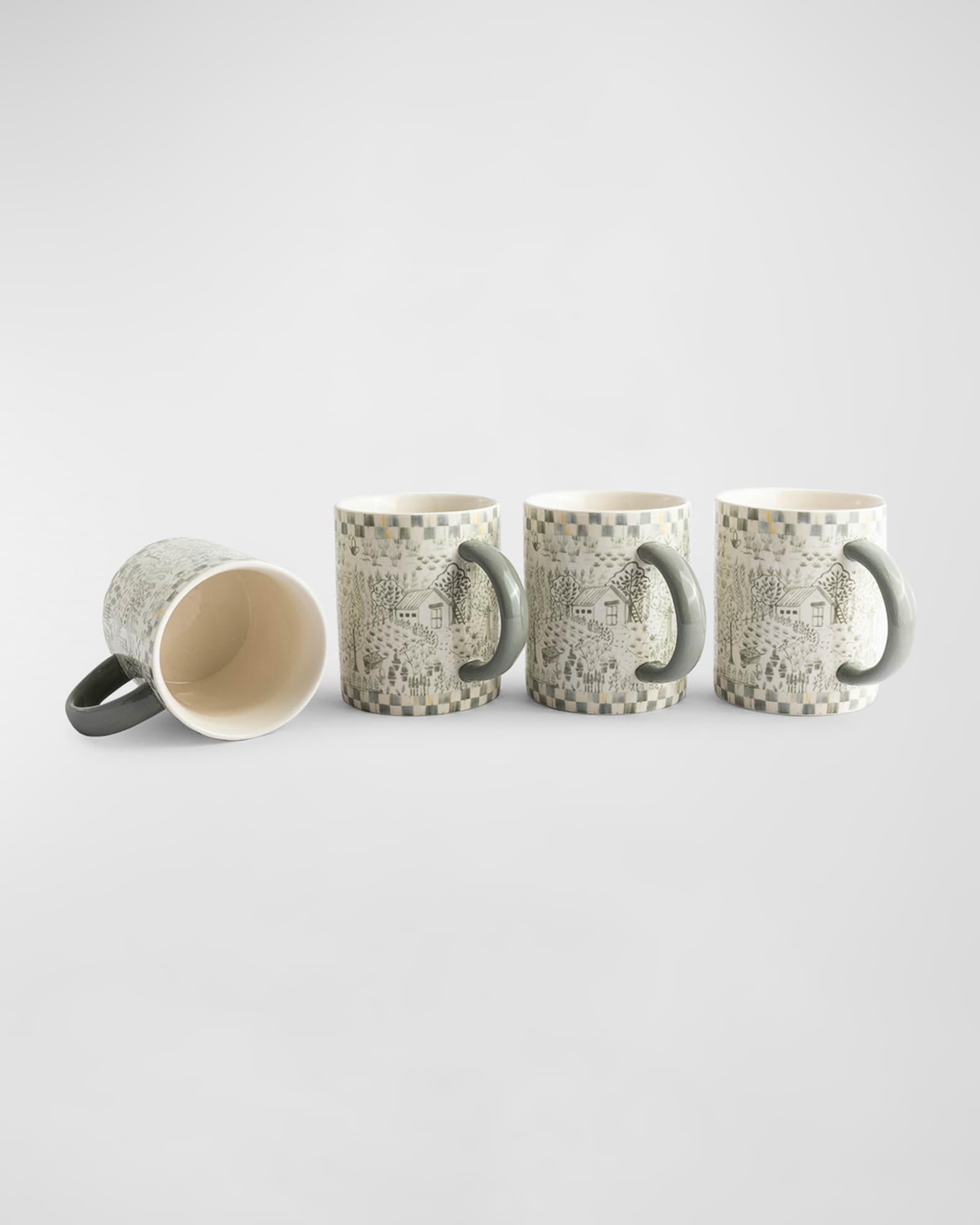 Sterling Cottage Mugs, Set of 4 1