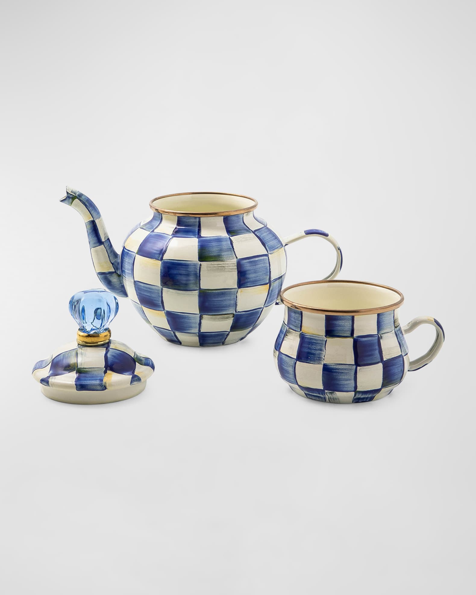 Royal Check Enamel High Tea 1
