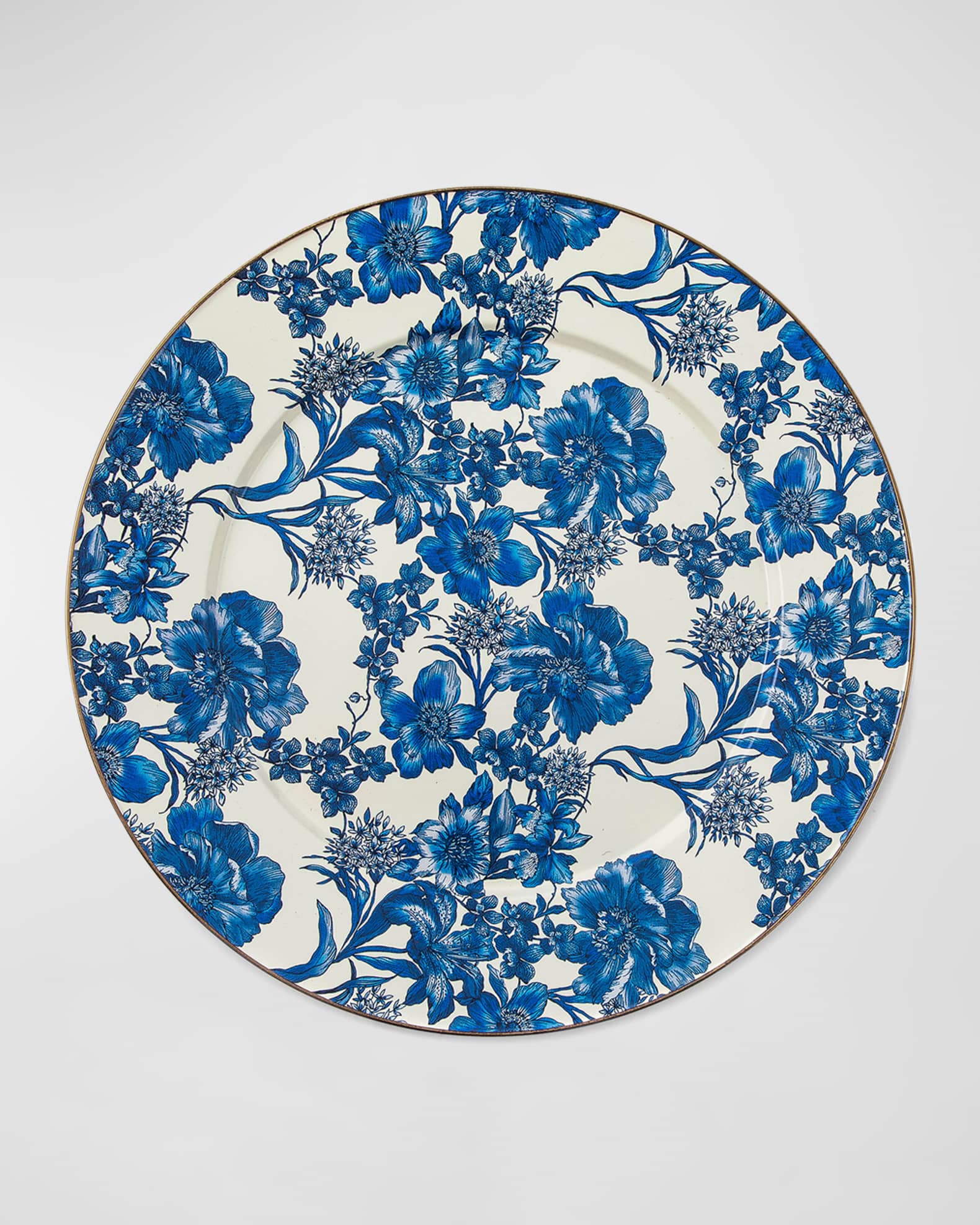 Rosy English Garden Enamel Serving Platter main image 1