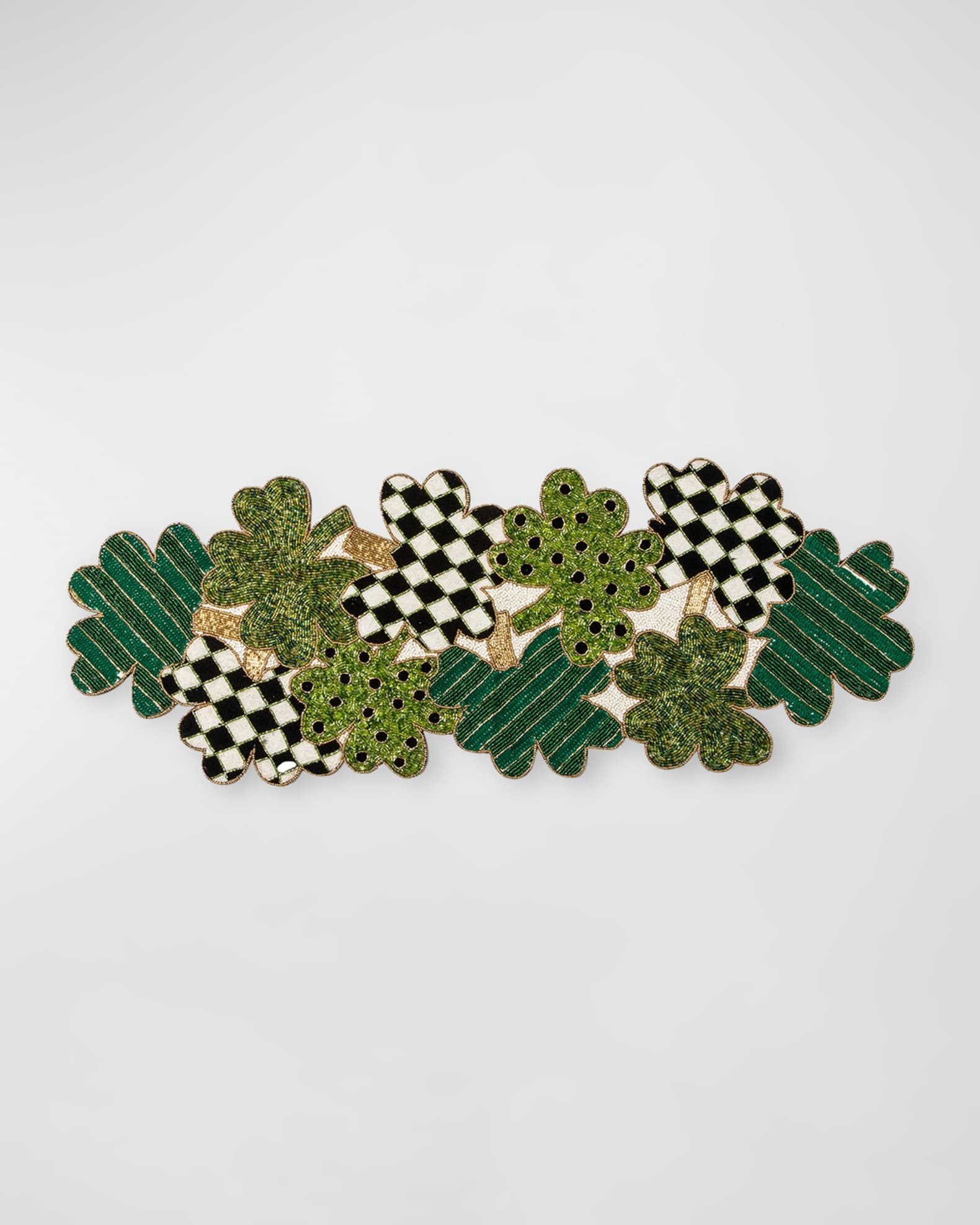 Lucky Clover Beaded Runner 0