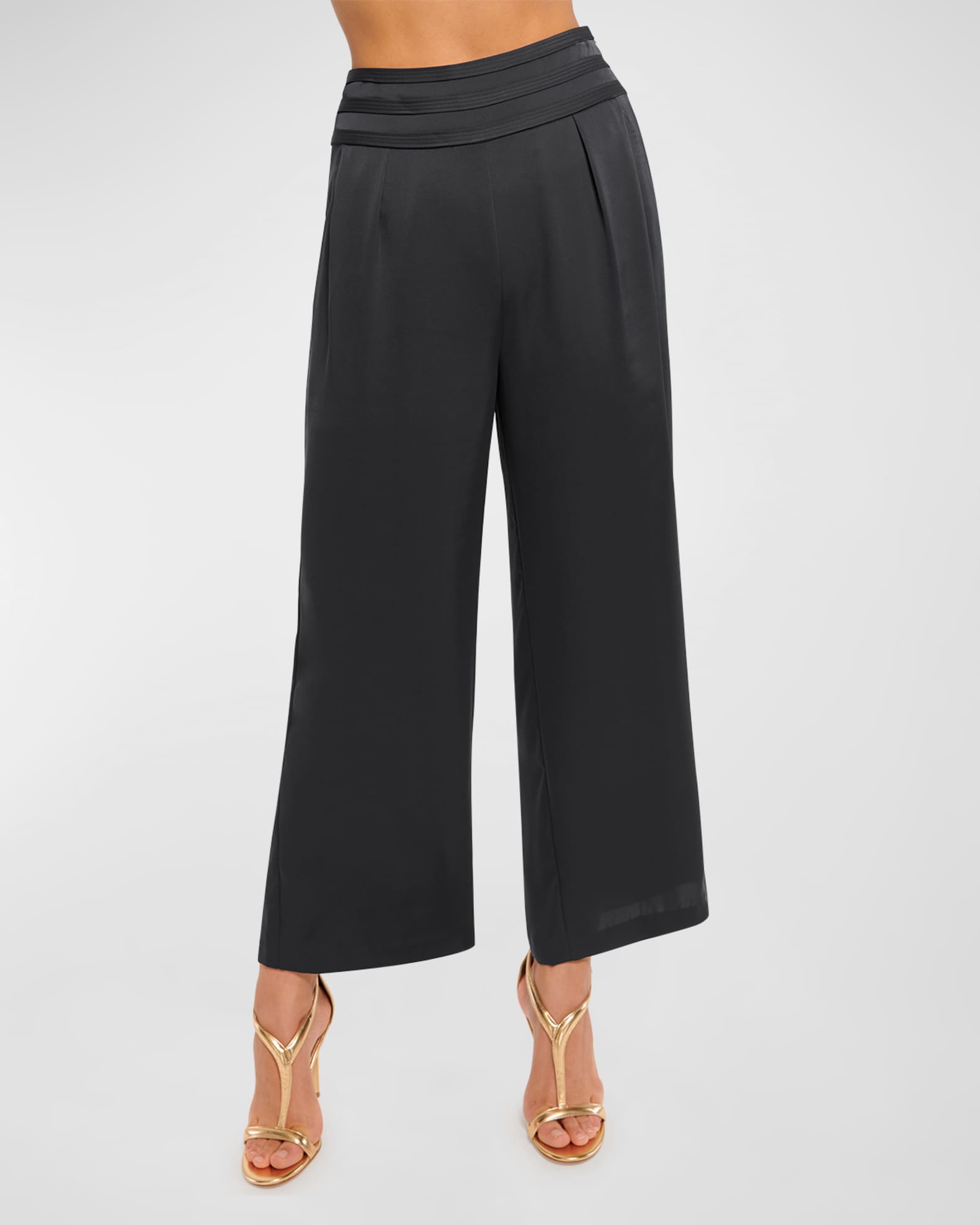 Joss Cropped Wide-Leg Pants 0