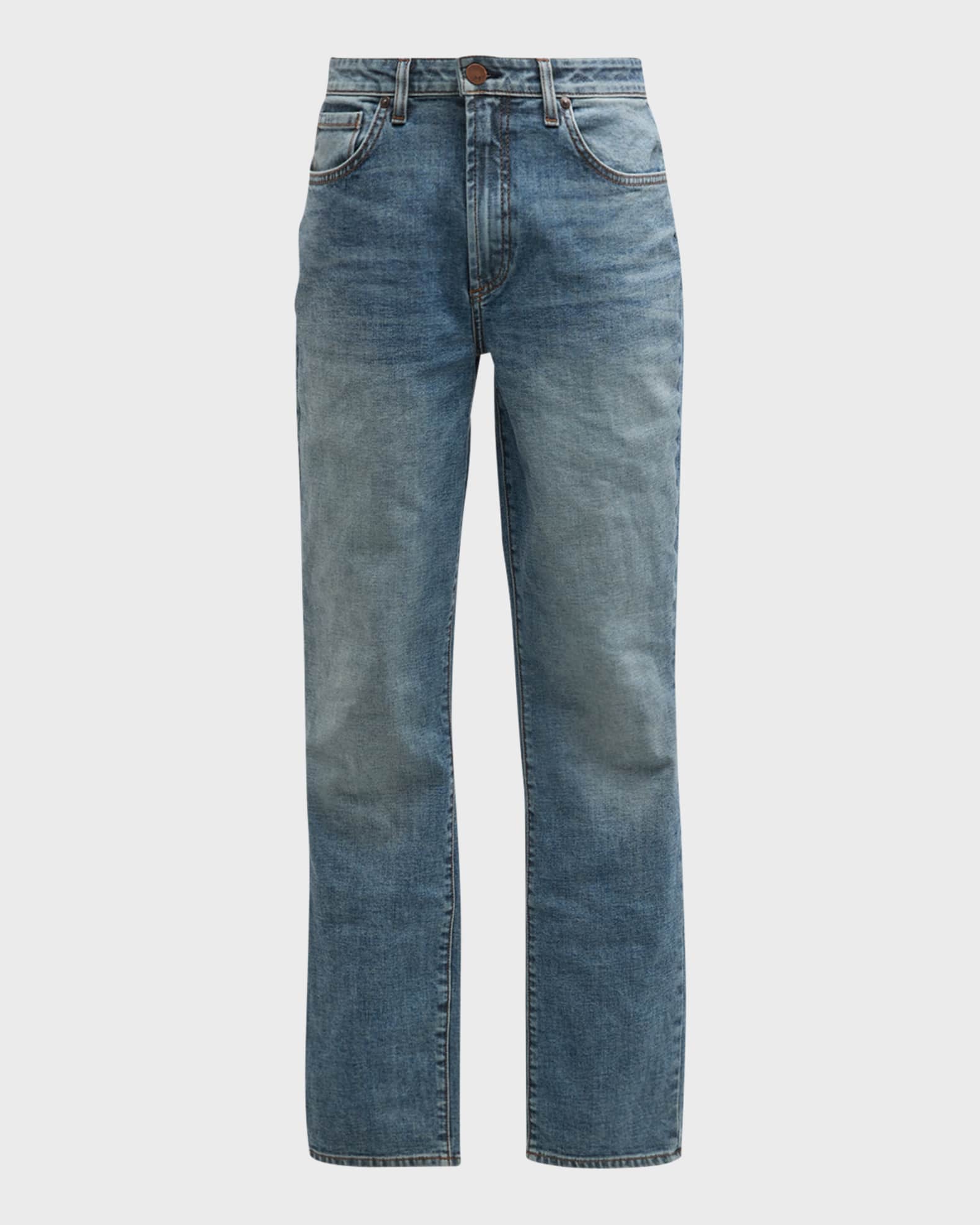 monfrere Men's Deniro Medium Wash Straight-Fit Jeans | Neiman Marcus
