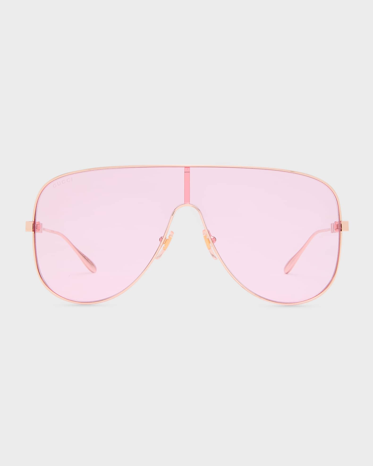 Gucci GG1436S-004 Solid Shield Sunglasses | Neiman Marcus