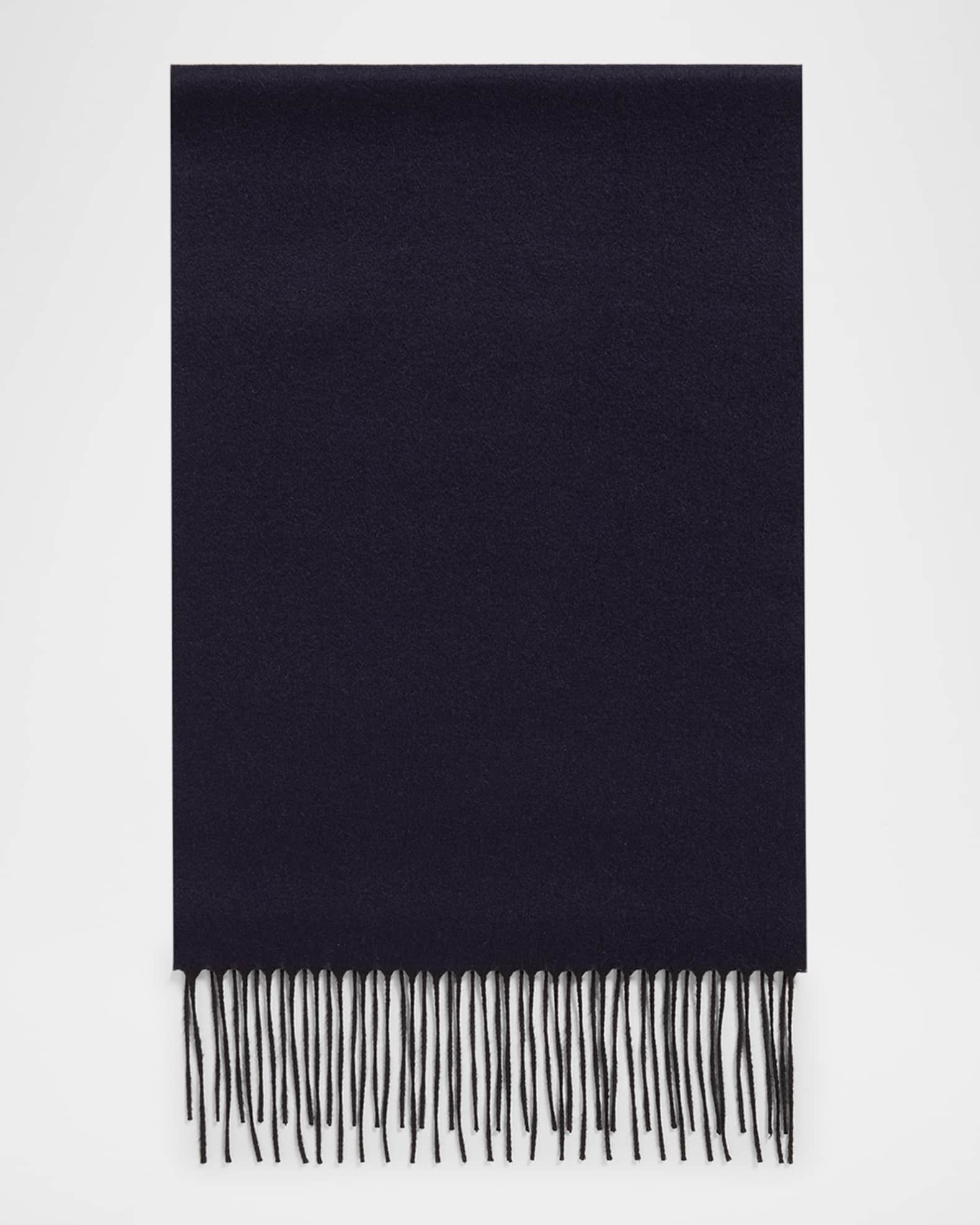 Men's Two-Tone Cashmere-Silk Scarf 0