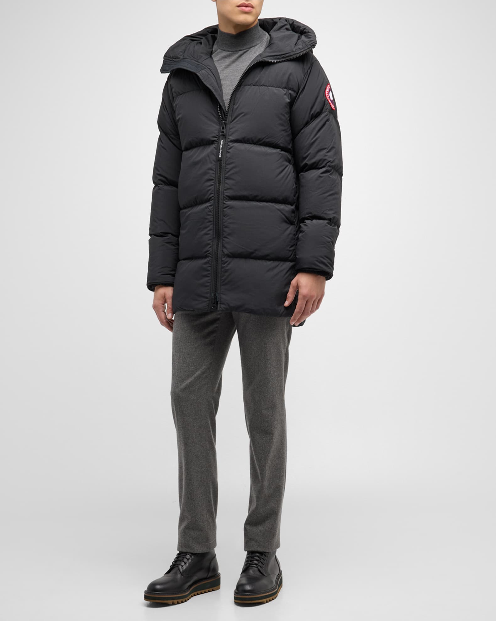 Mens Canada Goose navy Lawrence Puffer Jacket