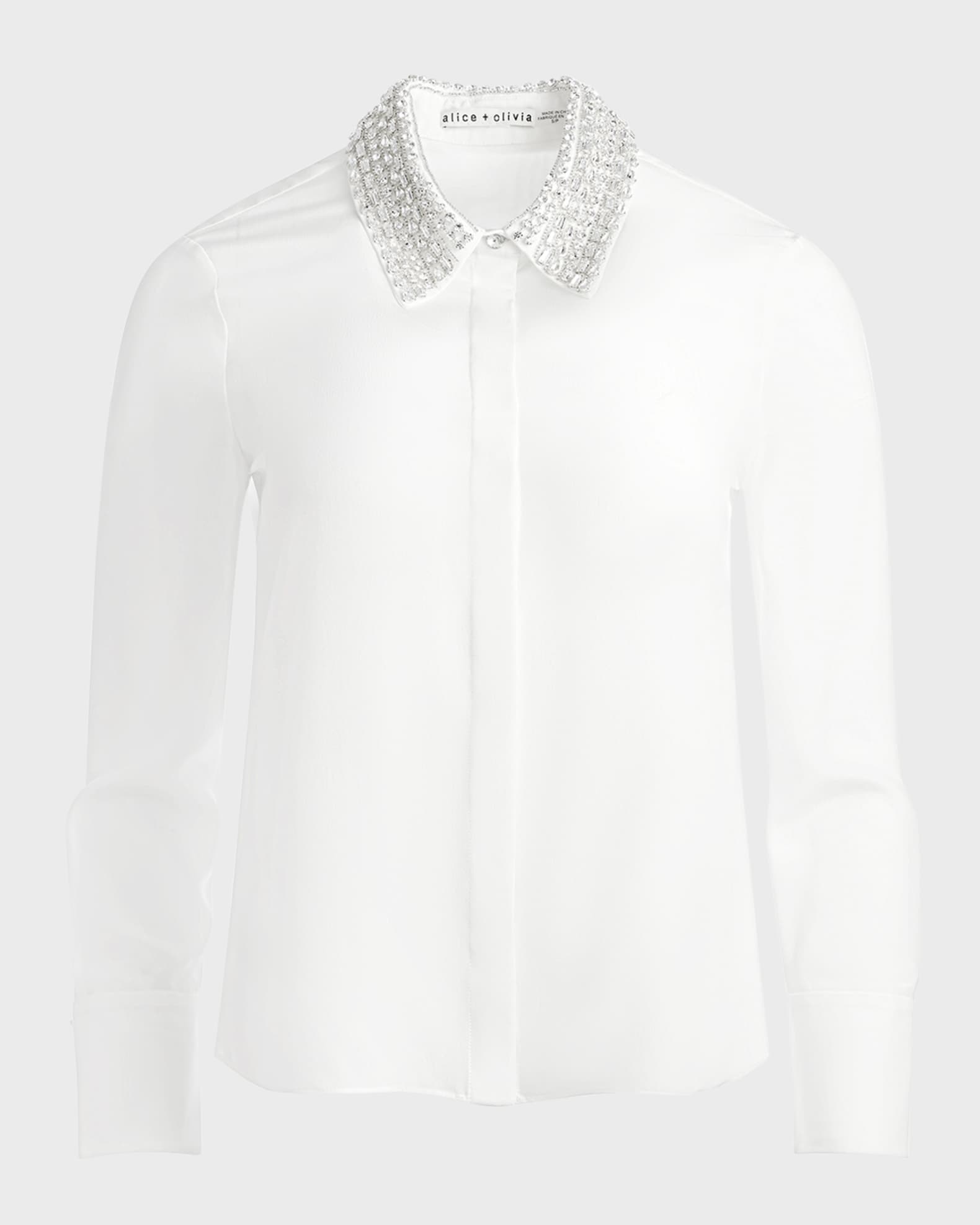 Louis Vuitton Tops White Silk ref.423170 - Joli Closet