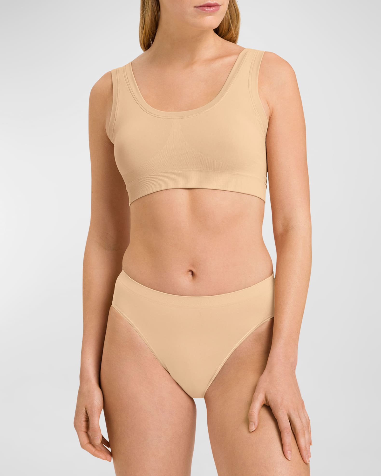 Touch Feeling Padded Microfiber Bralette 1