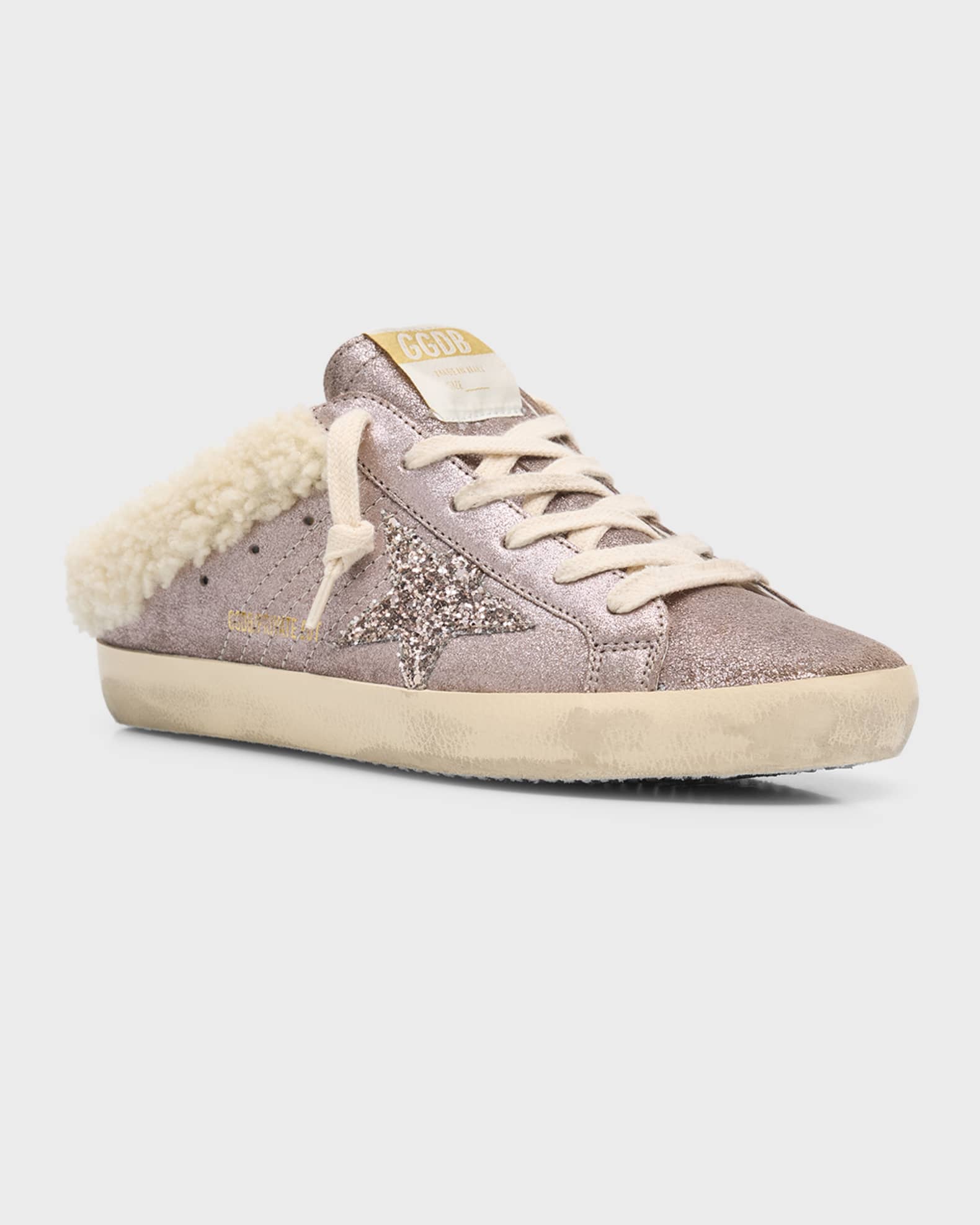 Shearling golden goose discount