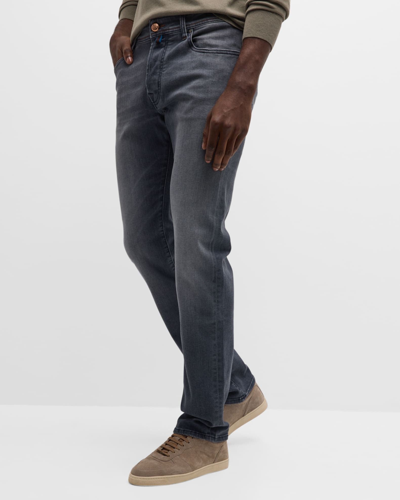 Jacob Cohen Men's Bard Slim Fit Stretch Denim Jeans | Neiman Marcus