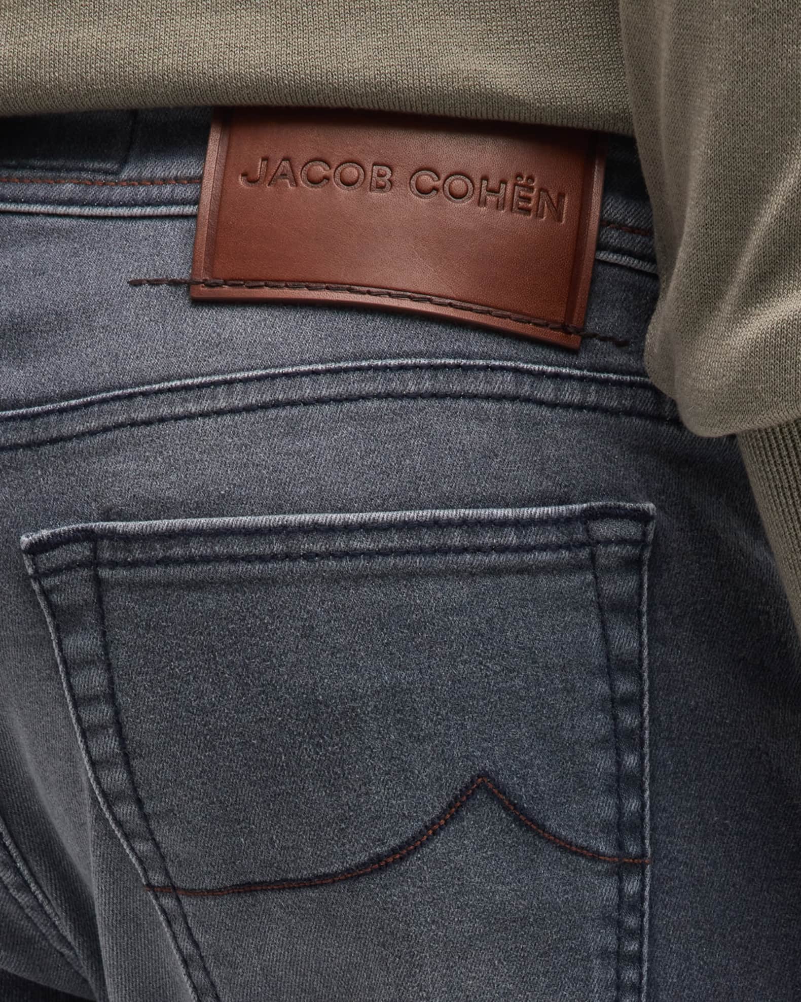 Jacob Cohen Men's Bard Slim Fit Stretch Denim Jeans | Neiman Marcus