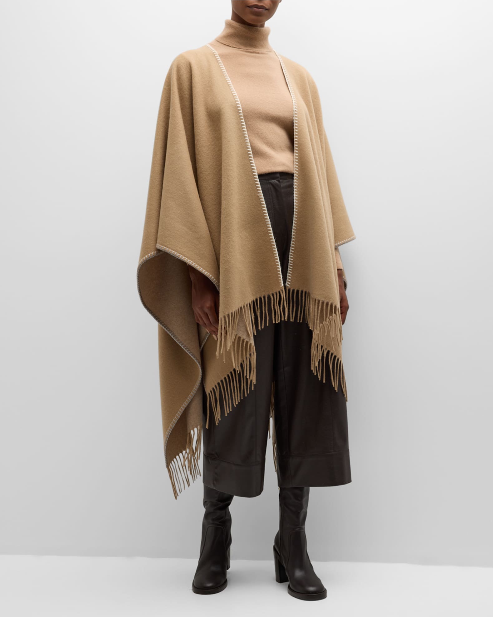 Neiman marcus cashmere poncho store