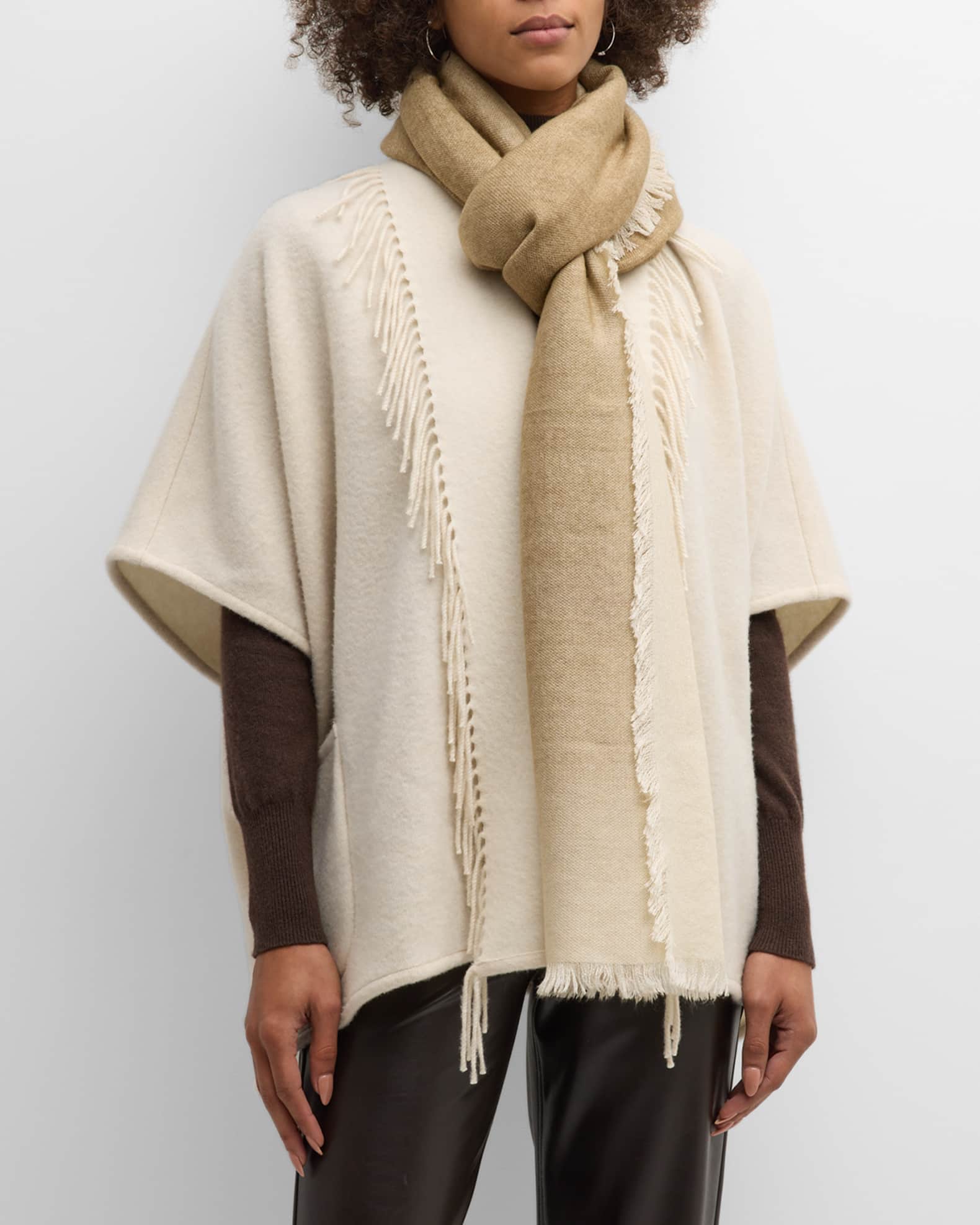 Gaia Cashmere-Silk Scarf  1