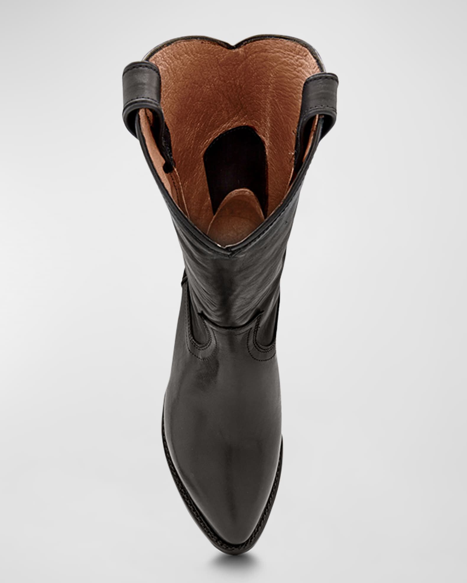 Frye ankle cowboy boots clearance