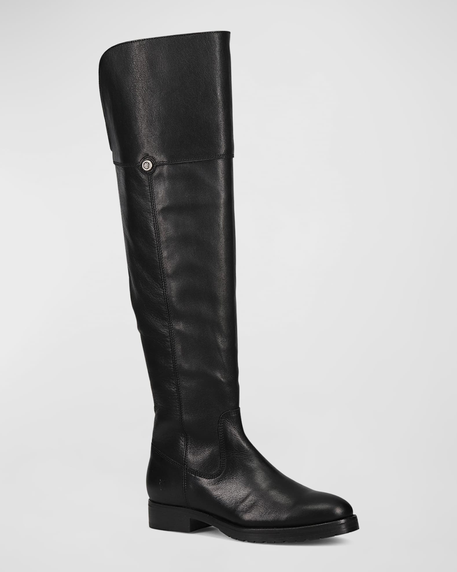 Frye Melissa Leather Over-The-Knee Boots | Neiman Marcus