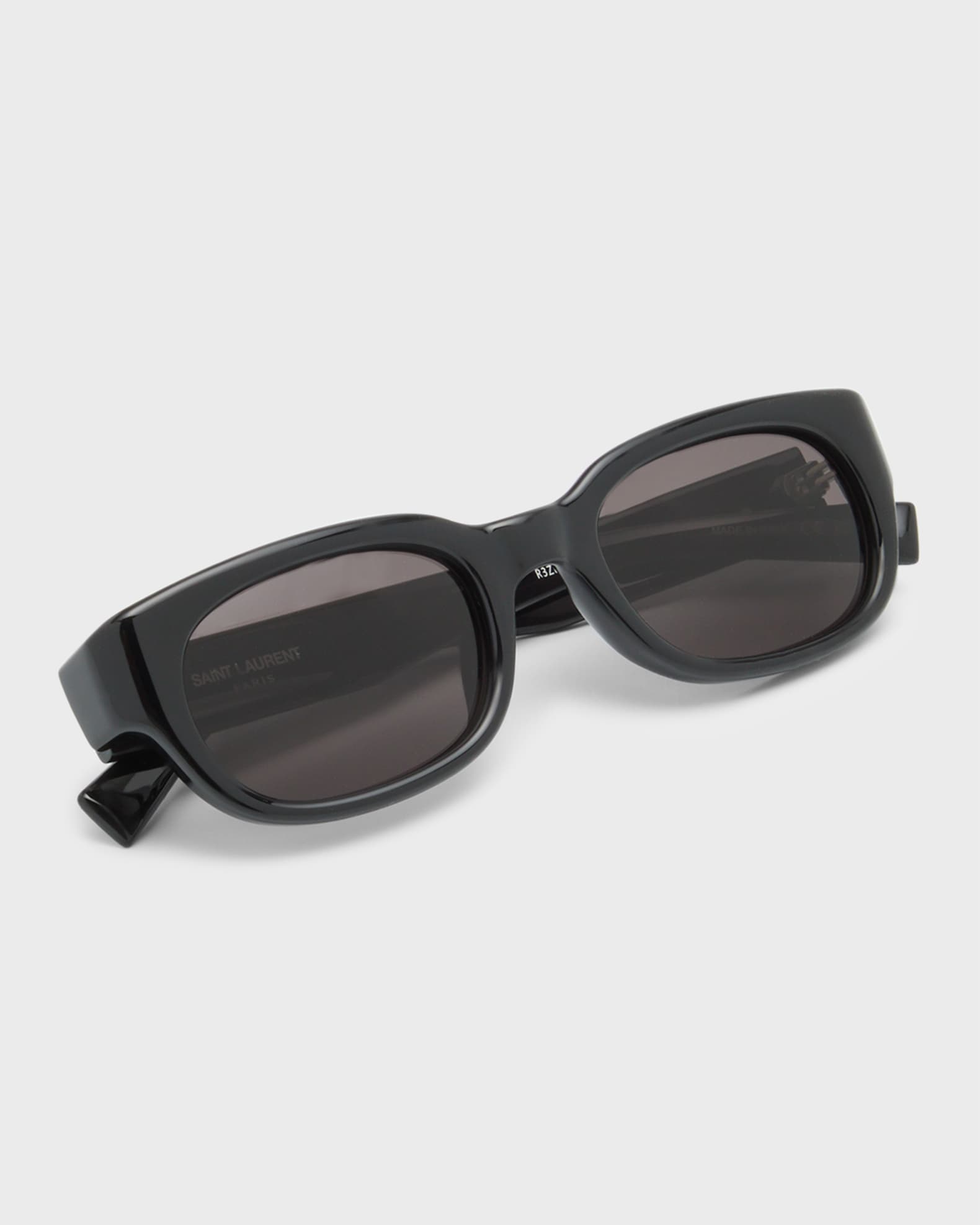 Logo Acetate Rectangle Sunglasses